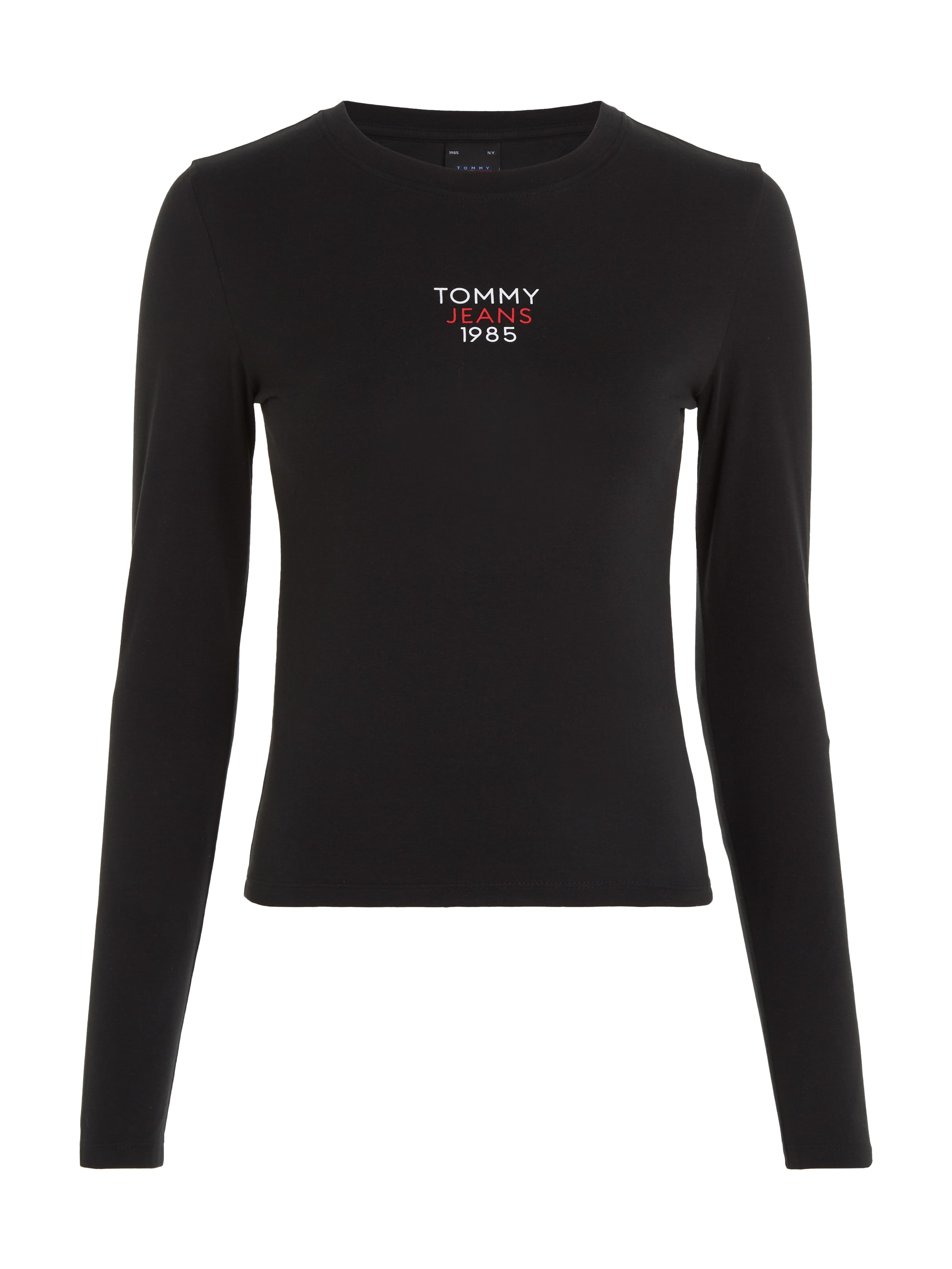Tommy Jeans Curve T-Shirt ESSENTIAL Tommy LOGO 1 mit EXT«, Jeans LS SLIM »TJW Logo-Schriftzug kaufen