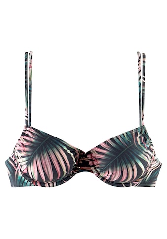 LASCANA Bügel-Bikini-Top »Reese«, mit Palmendruck kaufen
