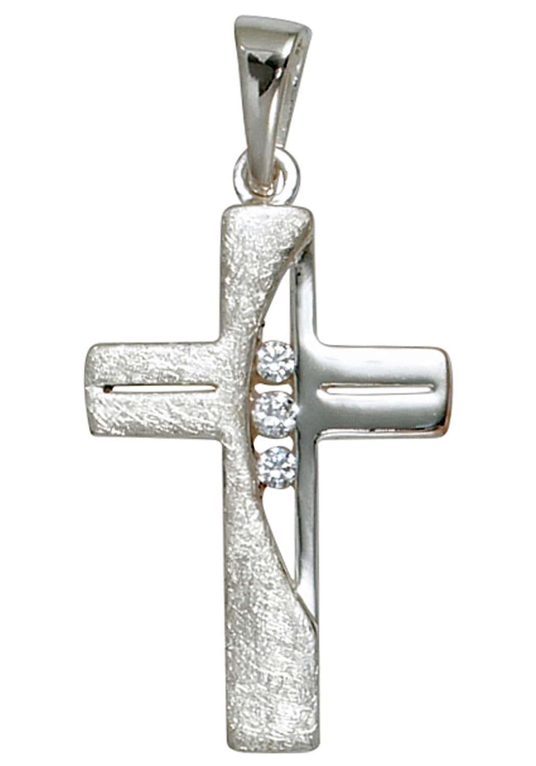 JOBO Kreuzanhänger »Anhänger Kreuz«, 925 Silber mit Zirkonia kaufen | I\'m  walking | Kettenanhänger