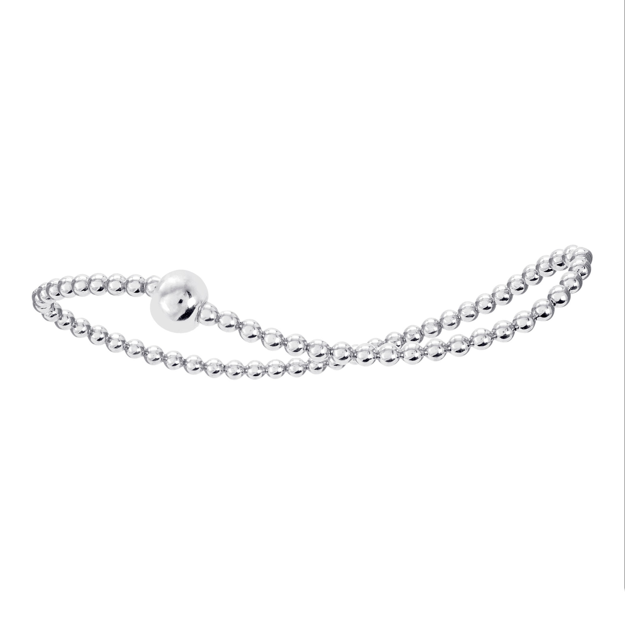 ONE ELEMENT Silberarmband »Armband aus 925 Silber Ø 54,0 mm mit Gummiband  Ø«, Damen Silber Schmuck Kugelkette kaufen | I\'m walking