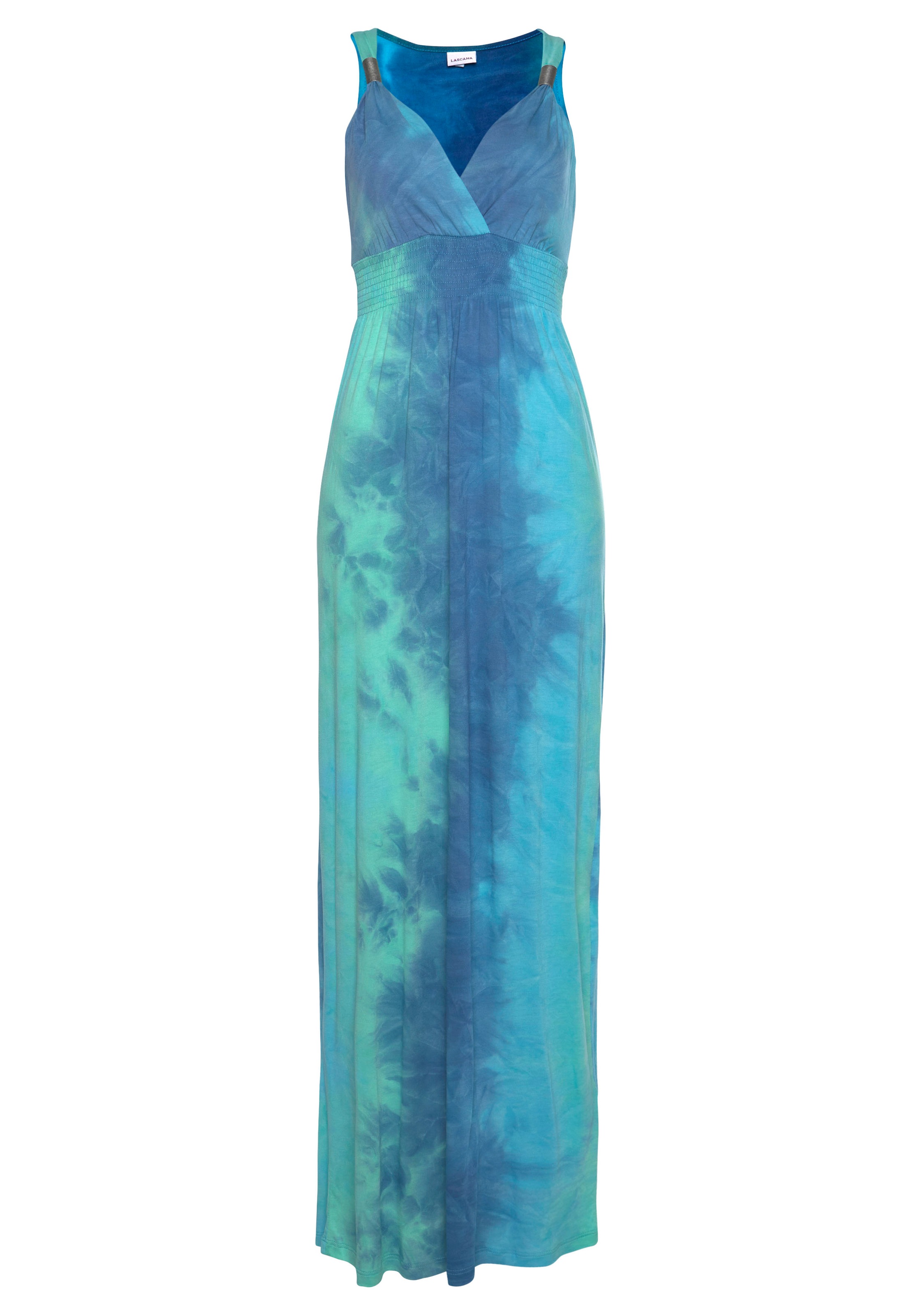 Lascana Maxi-jurk met batikprint