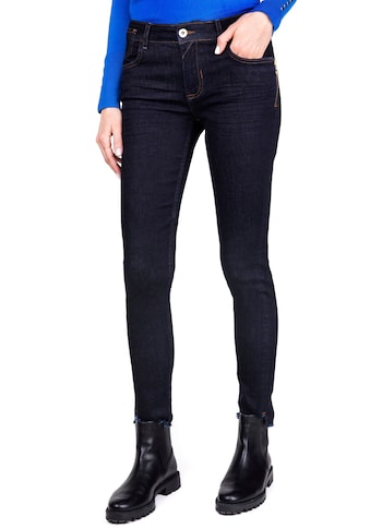 BLUE FIRE Skinny-fit-Jeans »CHLOE«, mit Reißverschluß-Detail und Fransensaum kaufen