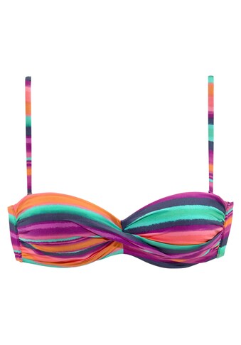 LASCANA Bandeau-Bikini-Top »Rainbow«, mit 5 Tragevariationen kaufen