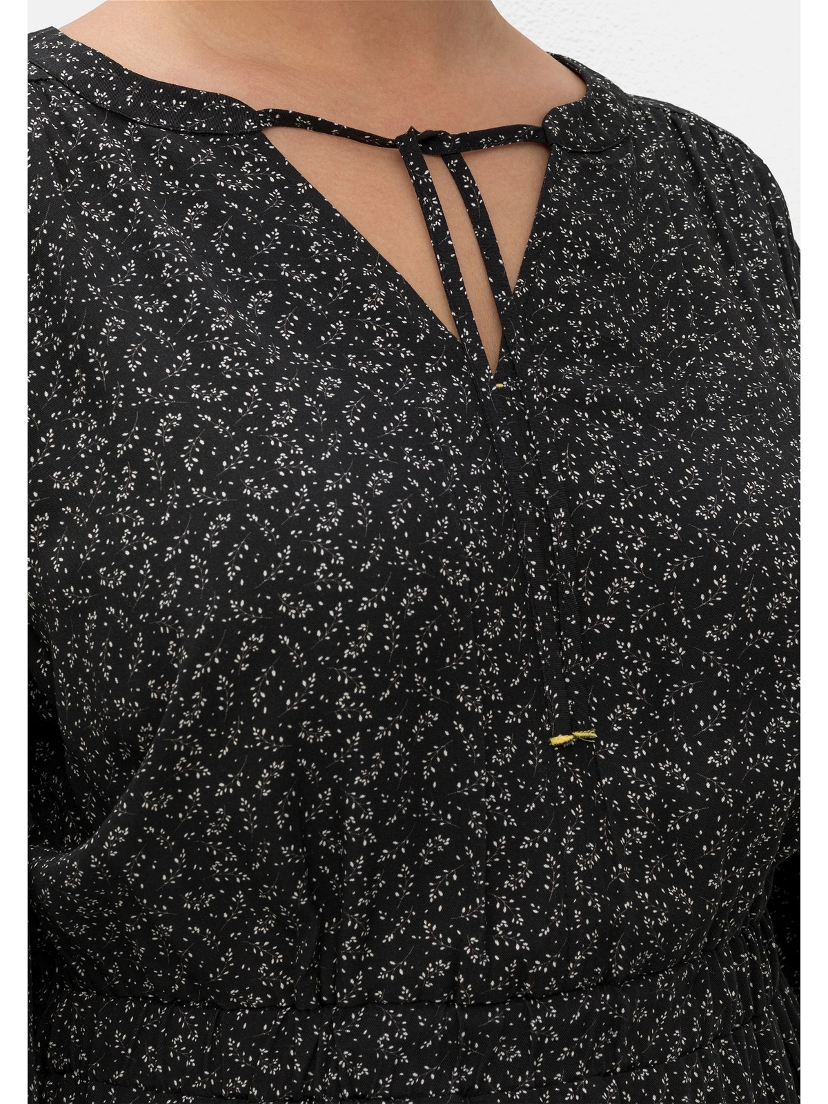 Sheego Druckkleid »Große Größen«, mit Blumendruck und Taillen-Gummizug  shoppen