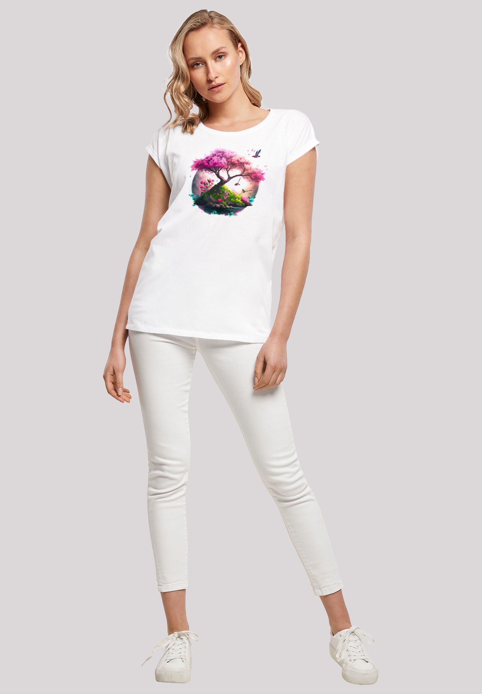 T-Shirt »Kirschblüten Baum«, F4NT4STIC Print bestellen