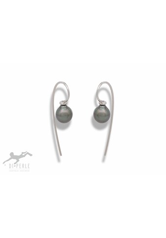 DI PERLE Paar Ohrhänger »925 Silber Tahiti Perlen Ohrhänger«, Damen Perlenschmuck kaufen