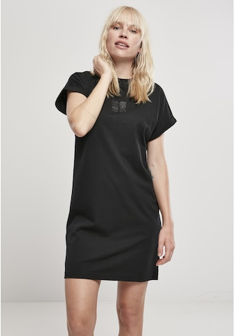 URBAN CLASSICS Jerseykleid »Urban Classics Frauen Ladies Cut On Sleeve Printed Tee Dress« kaufen