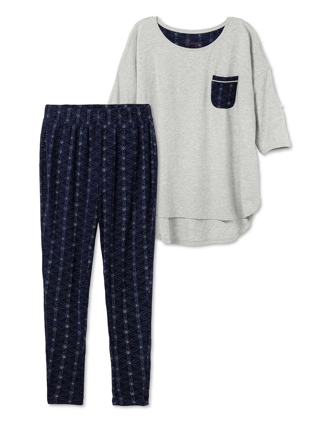 Sheego & auf Shirt Größen«, und Leggings aus Rechnung Pyjama bestellen »Große Wäsche (Set), Set