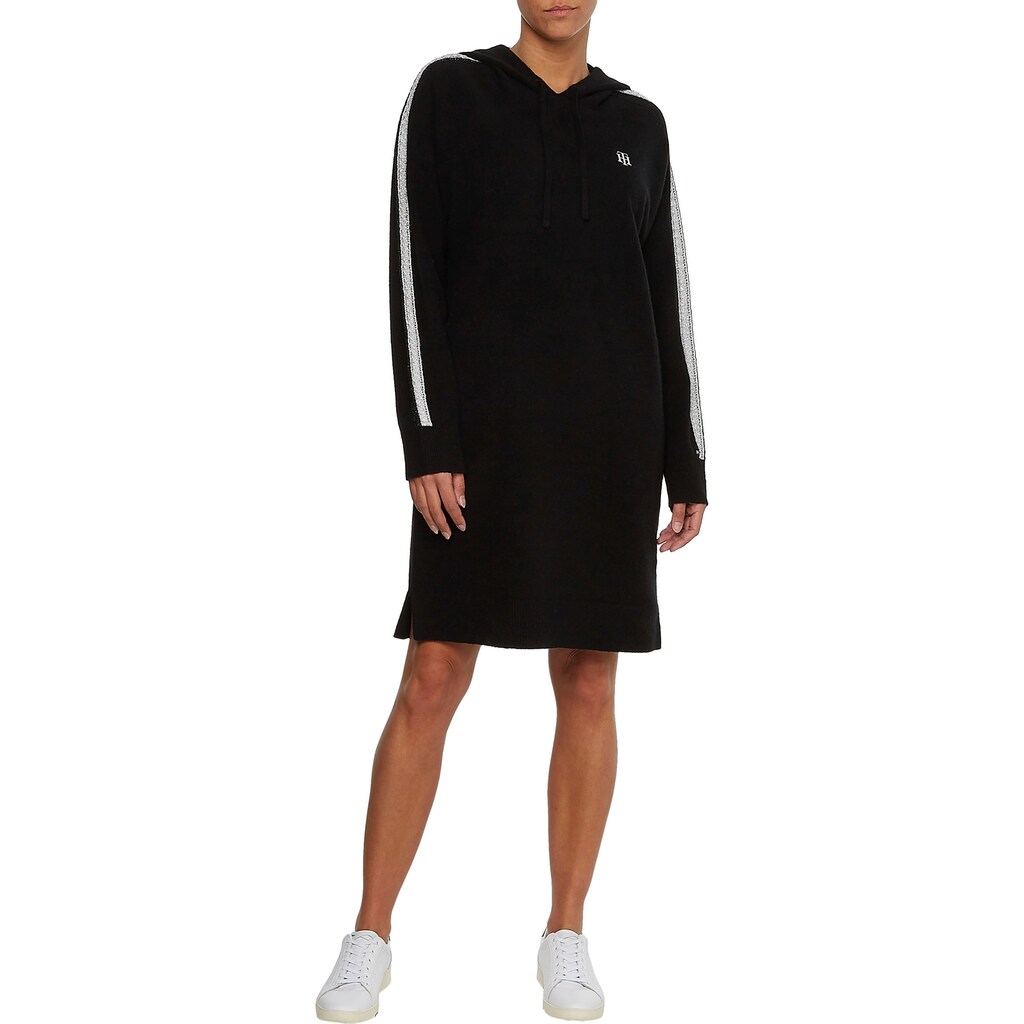 Tommy Hilfiger Jerseykleid »TH FLEX RELAXED HOODIE DRESS LS«, mit Tommy-Hilfiger Branding