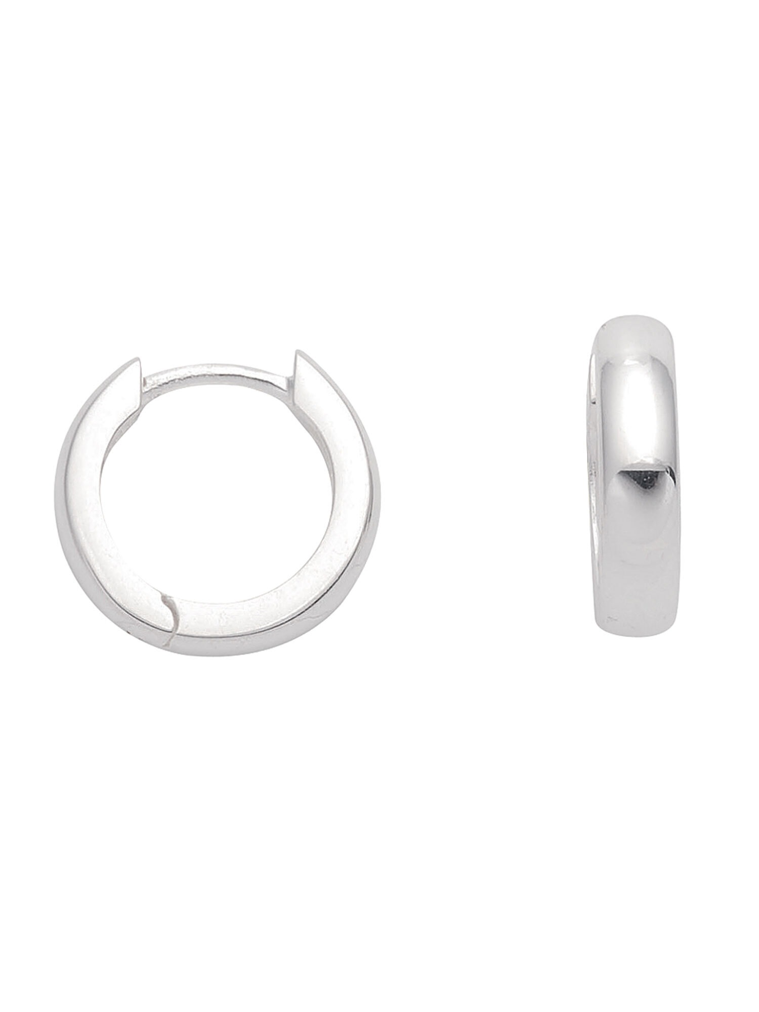 Adelia´s Paar Ohrhänger 925 Silber Ohrringe Creolen Ø 12 mm Silberschmuck  für Damen