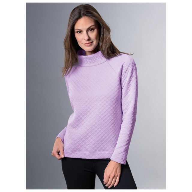 Trigema Sweatshirt »TRIGEMA Sweatshirt in Jacquard-Strick-Qualität« online  kaufen | I'm walking