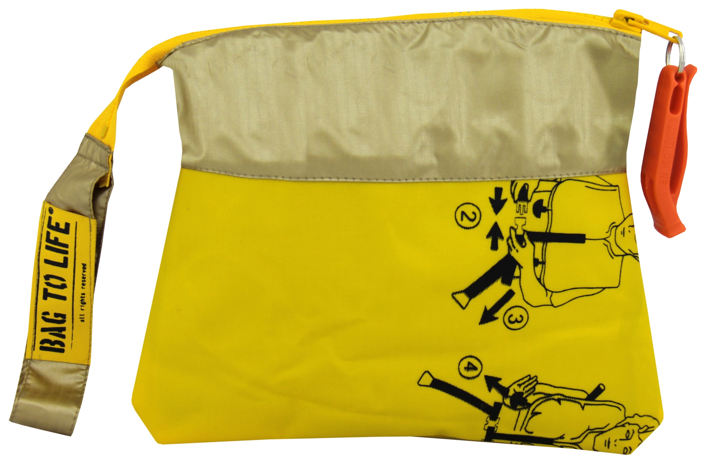 Bag to Life Kosmetiktasche »Amenity Kit«, aus recycelter Rettungsweste im  Onlineshop | I\'m walking