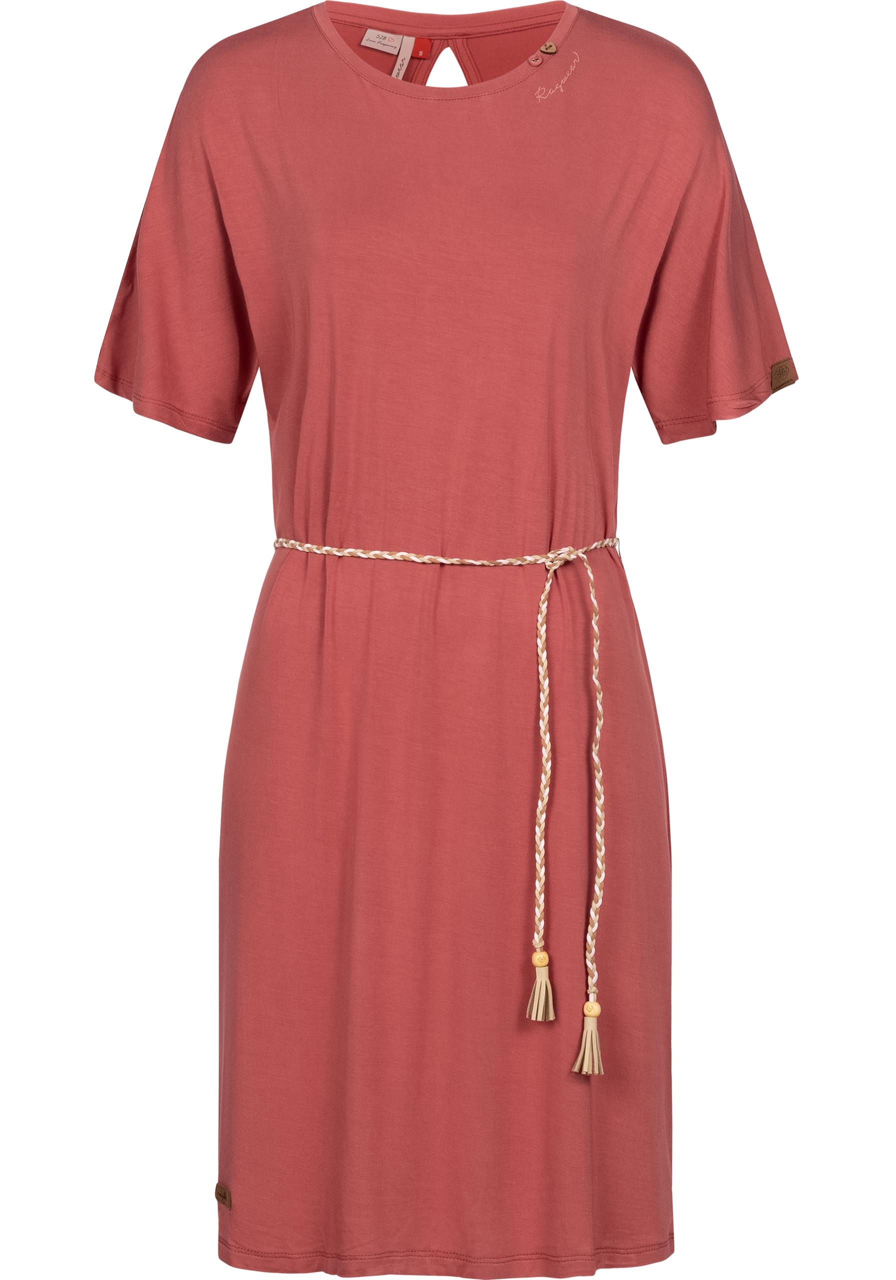 Ragwear Jerseykleid »Kass«, stylisches Shirtkleid mit geflochtenem Gürtel kaufen