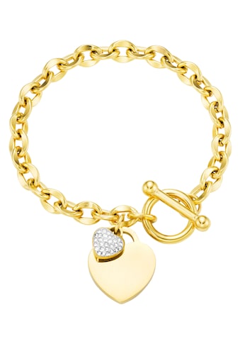 Firetti Armband »Herz«, mit Kristallstein kaufen
