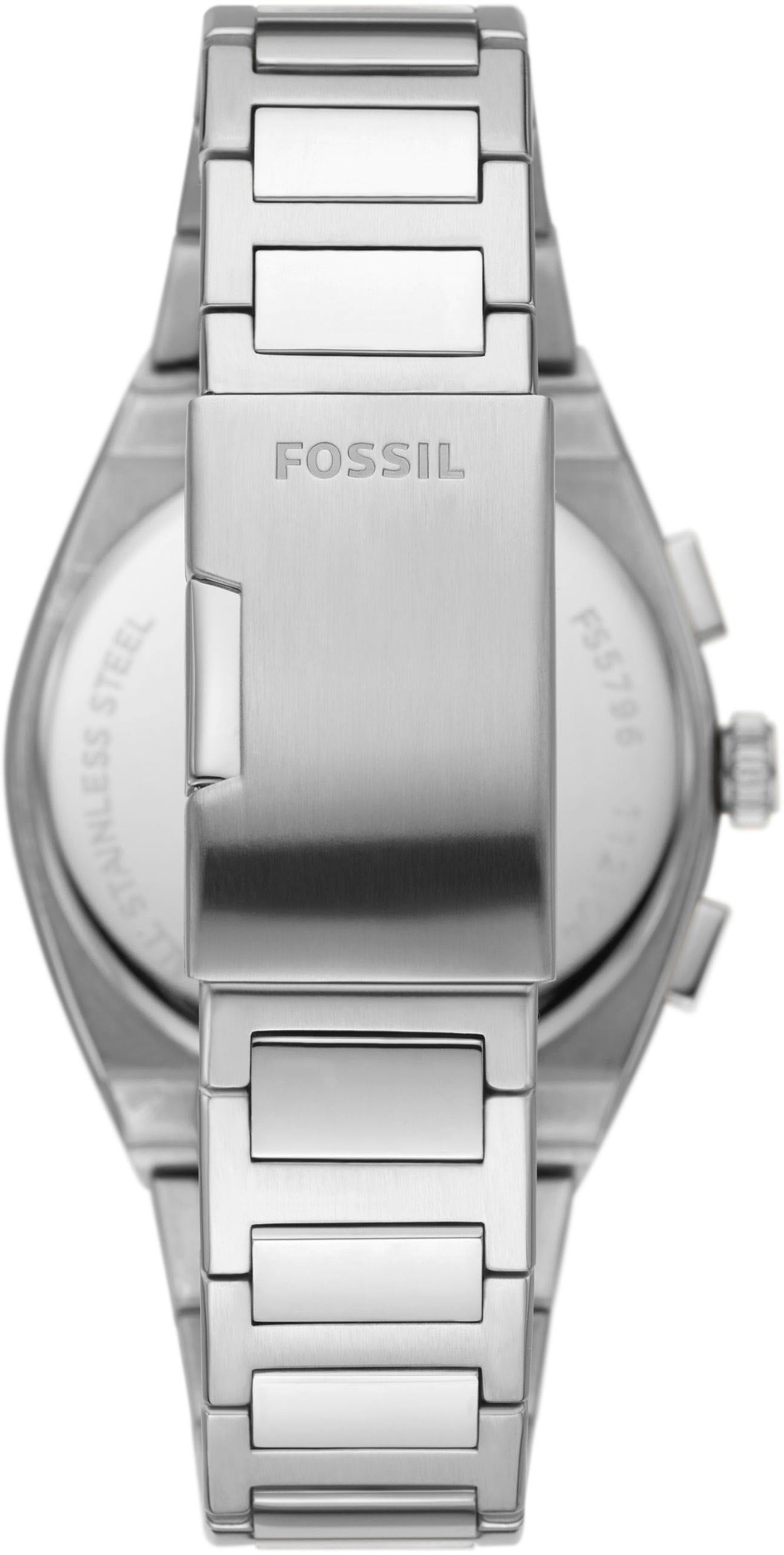 Fossil Chronograph »EVERETT, FS5795«, (Set, 2 tlg., mit einem Leder- Kartenmäppchen in marine), Exklusiv-Set, ideal auch als Geschenk kaufen |  I'm walking