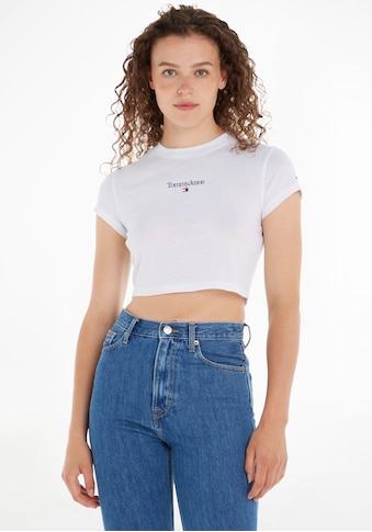 Tommy Jeans T-Shirt »TJW BBY CRP ESSENTIAL LOGO 3 SS«, im Crop-Design kaufen