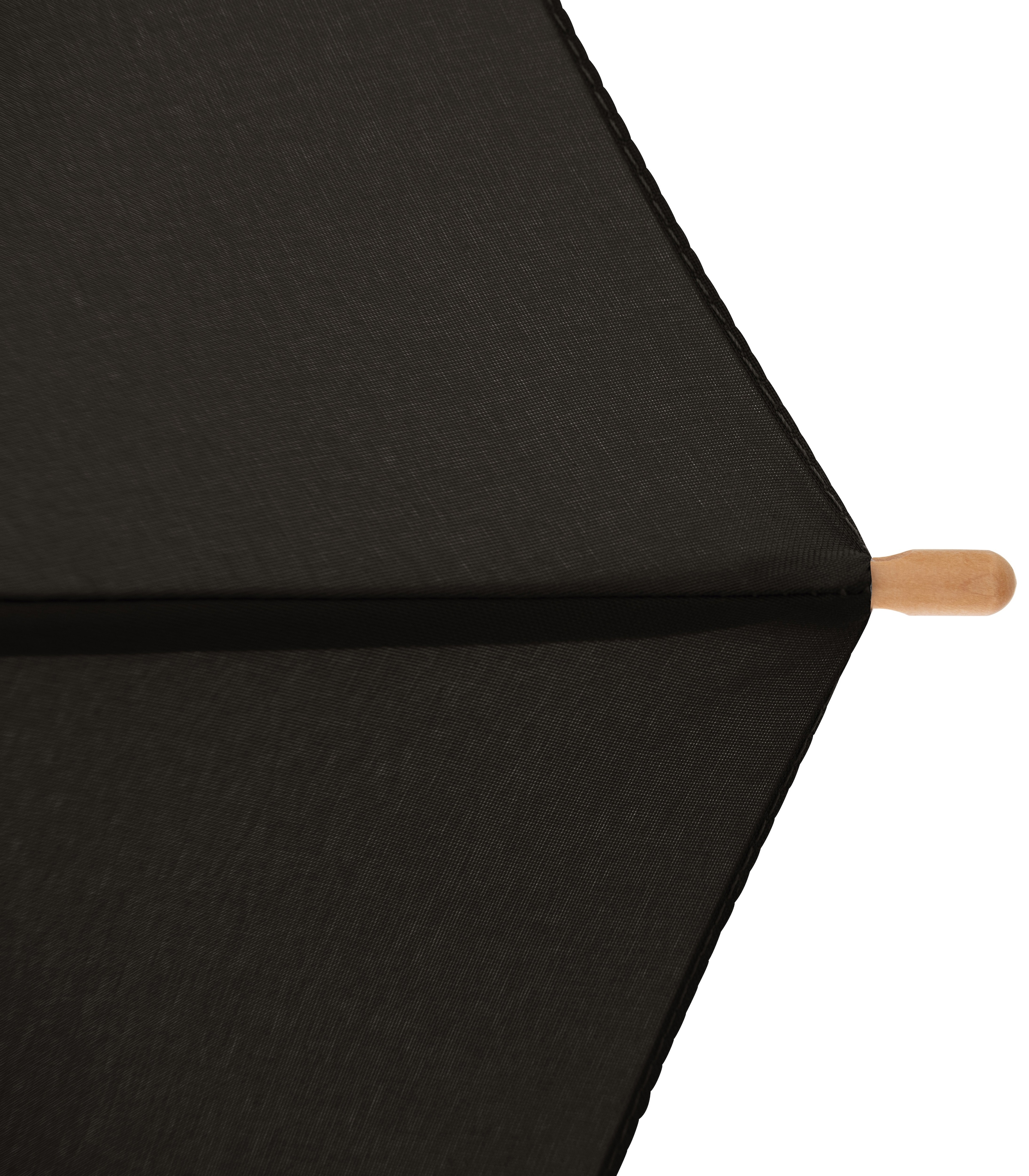 »nature simple I\'m kaufen | black«, Material recyceltem online Holz mit walking Schirmgriff Long, aus doppler® Stockregenschirm aus