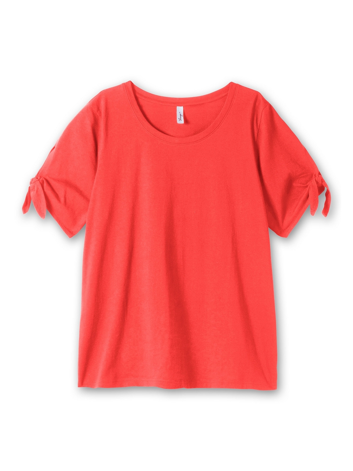 Sheego T-Shirt mit am walking | kaufen I\'m Knotendetail »Große Ärmelsaum Größen«