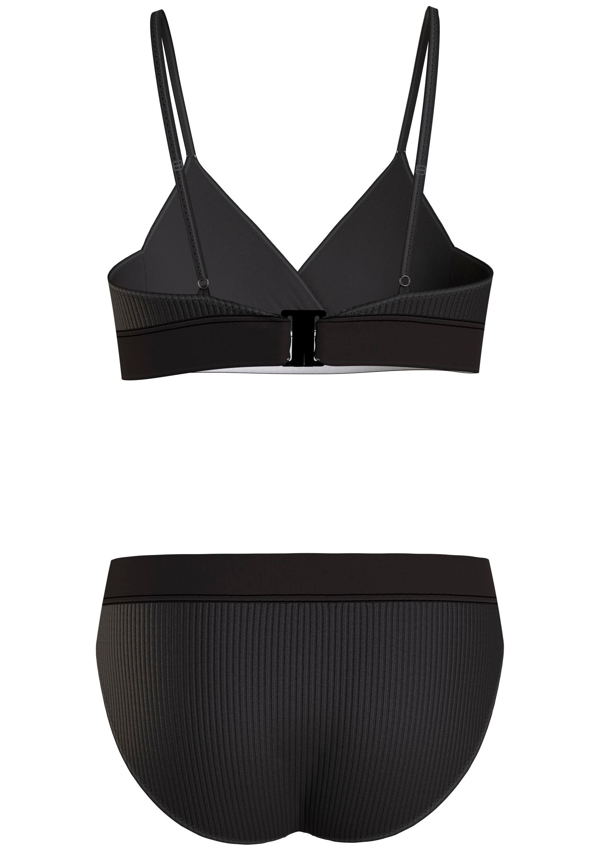 Calvin Klein Swimwear »CROSSOVER | BIKINI mit SET«, walking St.), Triangel-Bikini (2 TRIANGLE I\'m Markenlabel