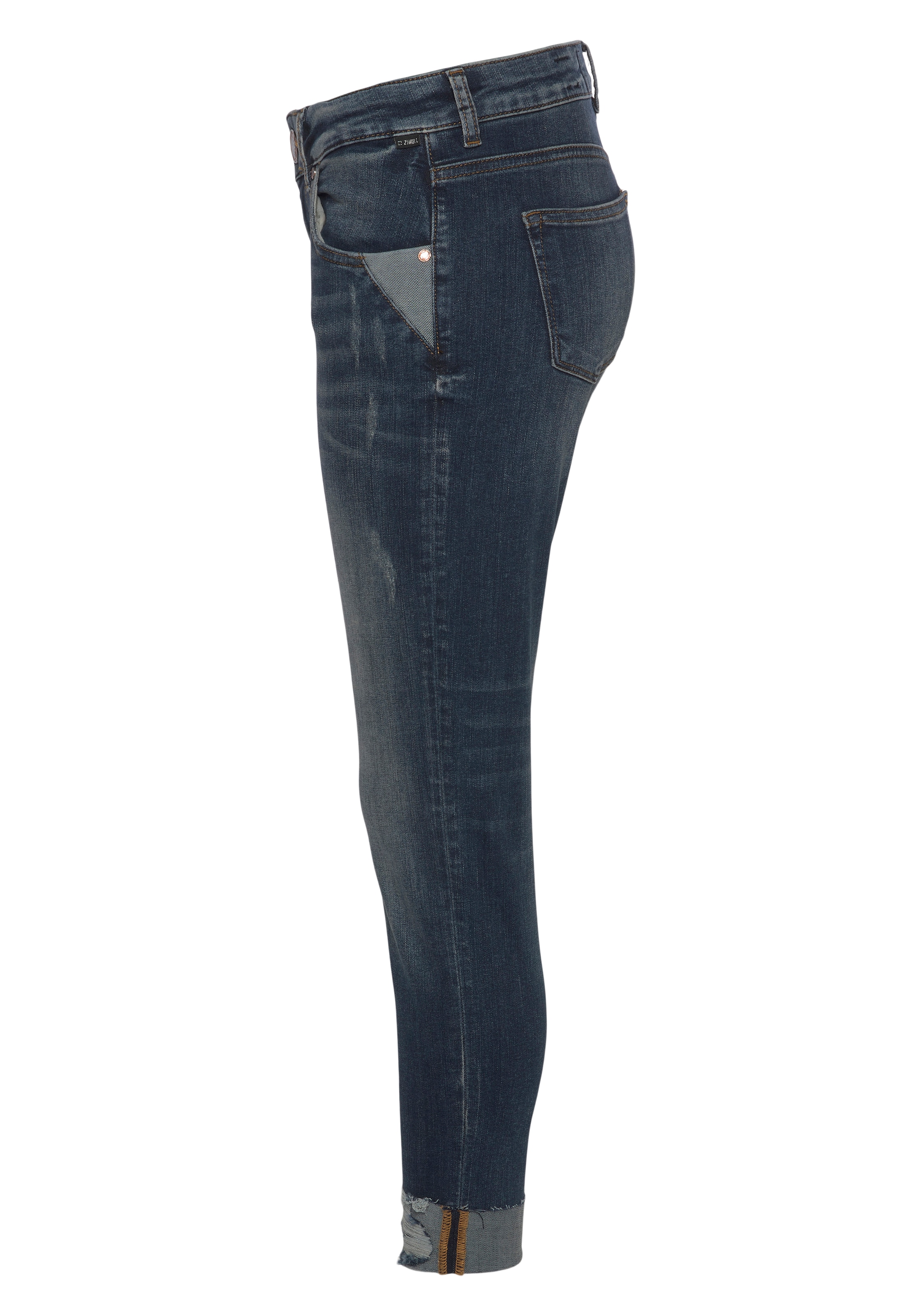 Zhrill 7/8-Jeans »NOVA«, Kontrast mit zum Details, shoppen Krempeln