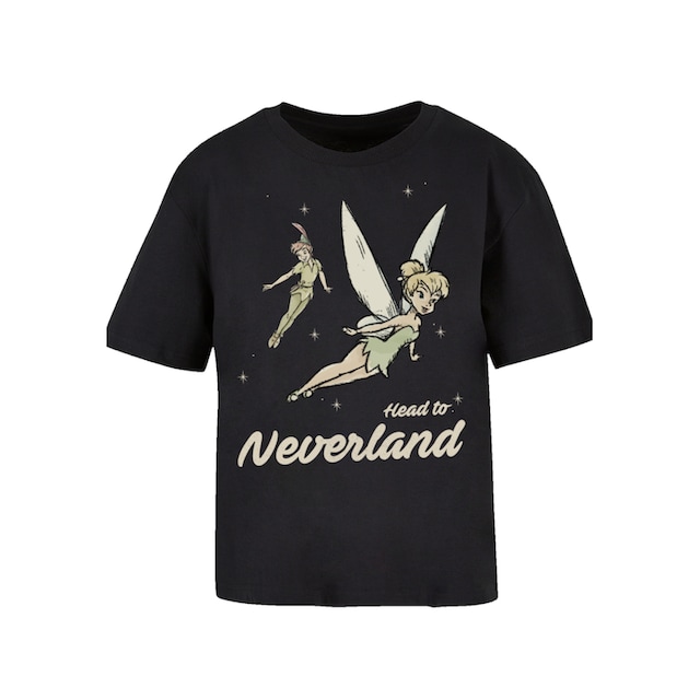 F4NT4STIC T-Shirt »Disney Peter Pan Head To Neverland«, Premium Qualität |  I\'m walking