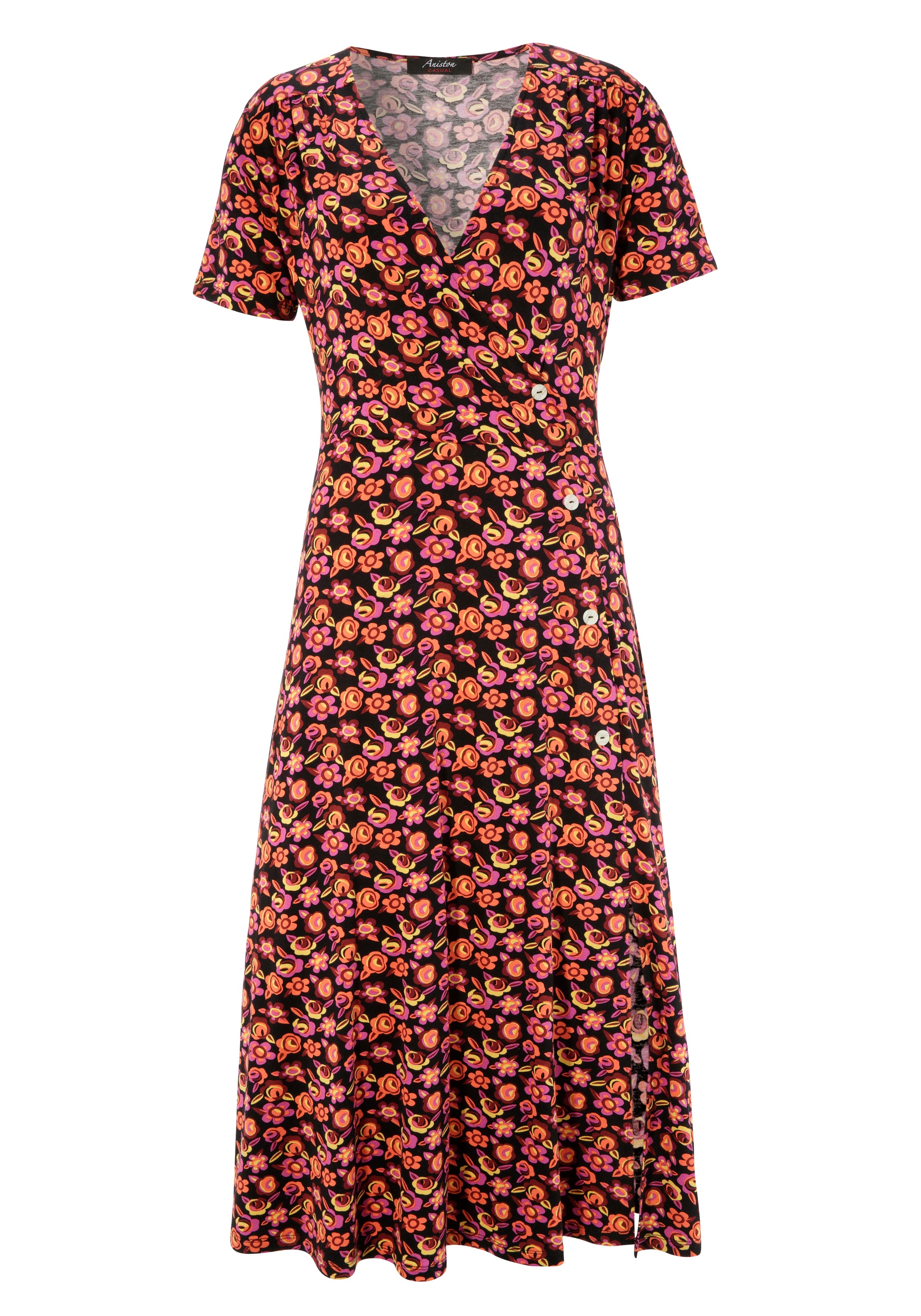 Aniston CASUAL Jerseykleid, mit farbenfrohen Blüten bedruckt kaufen