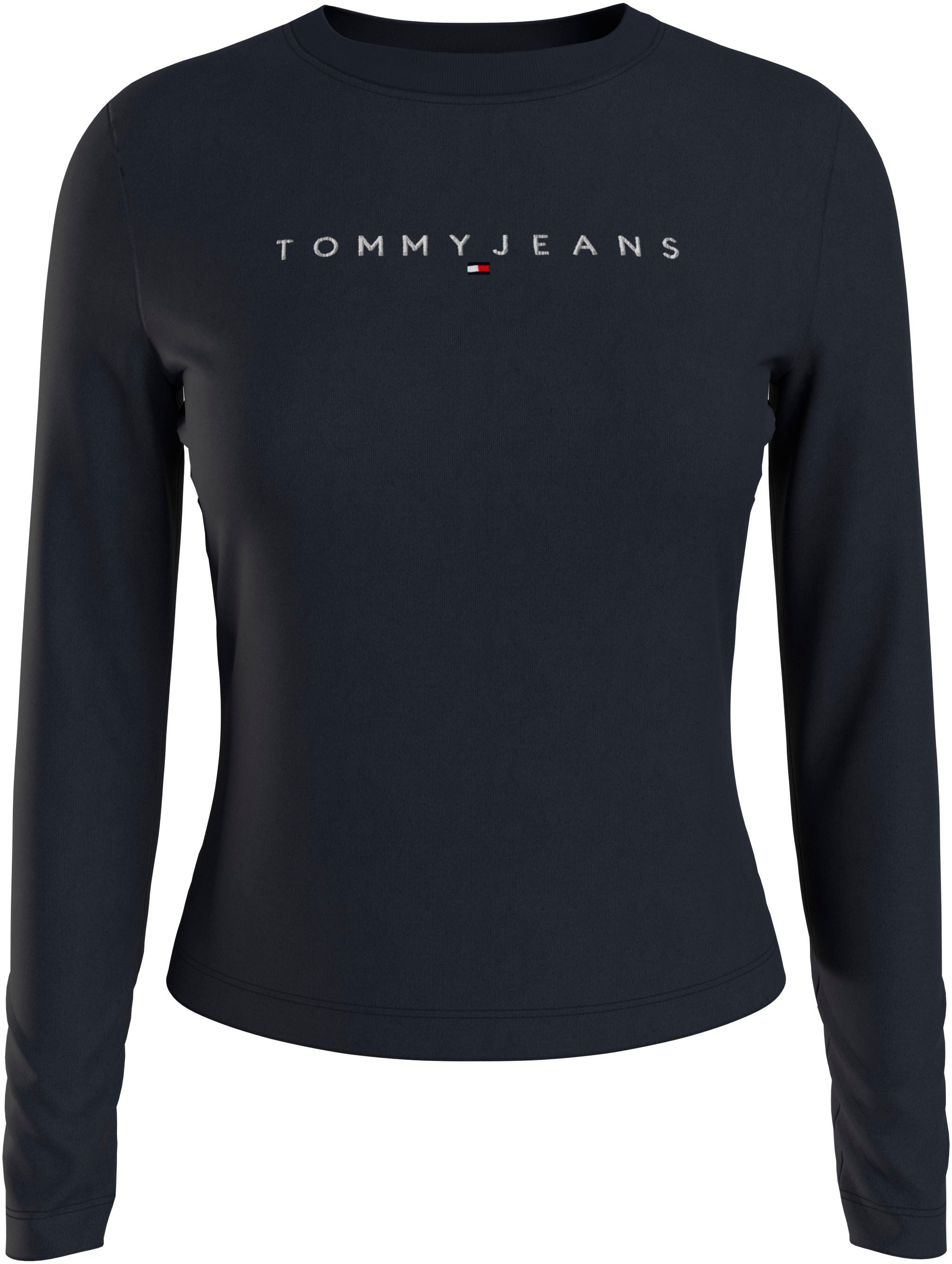 Tommy Jeans Langarmshirt Logostickerei online Longsleeve«, mit »Slim Linear Shirt