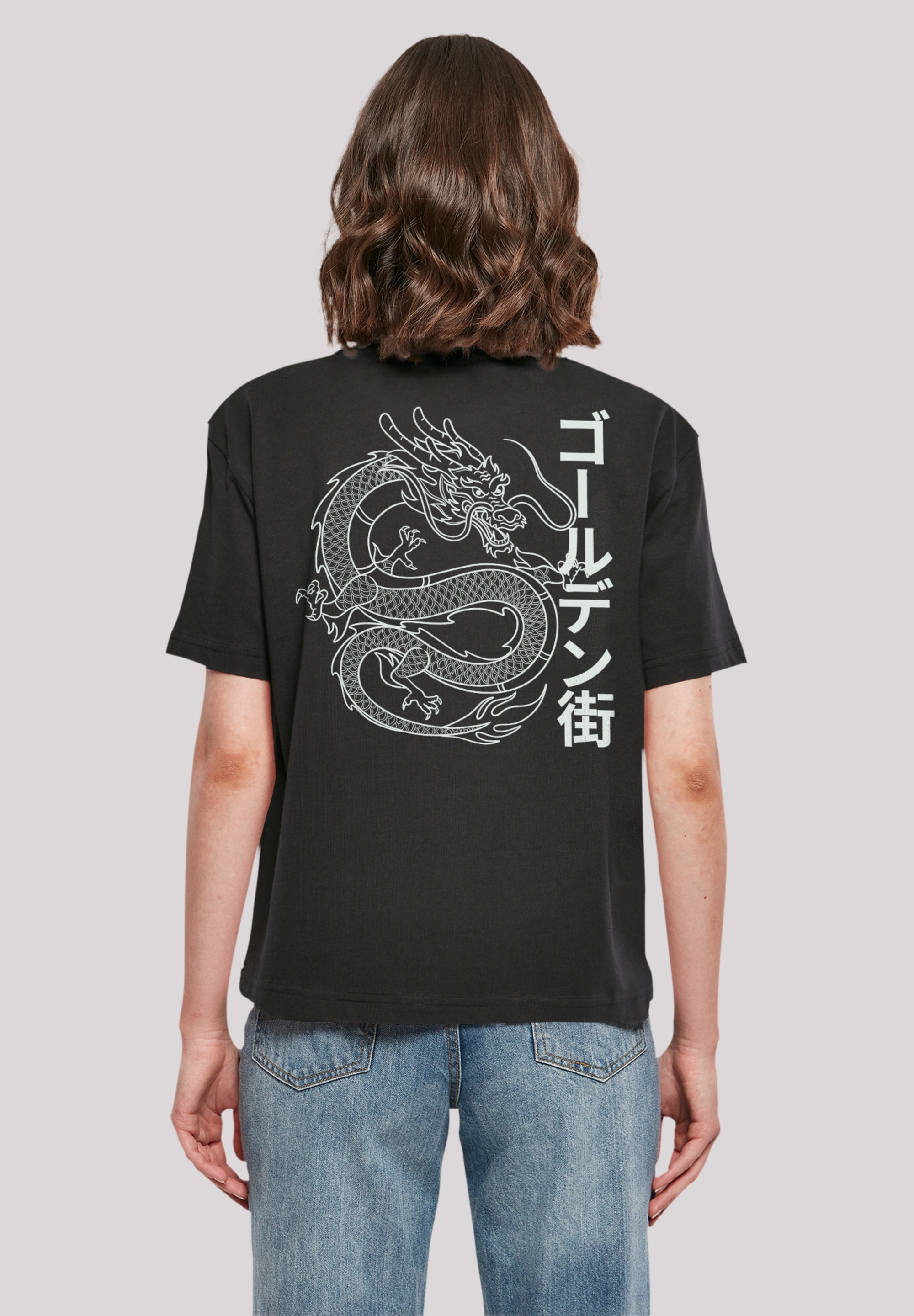 kaufen I\'m online T-Shirt F4NT4STIC Gai«, | »Drache Golden walking Print