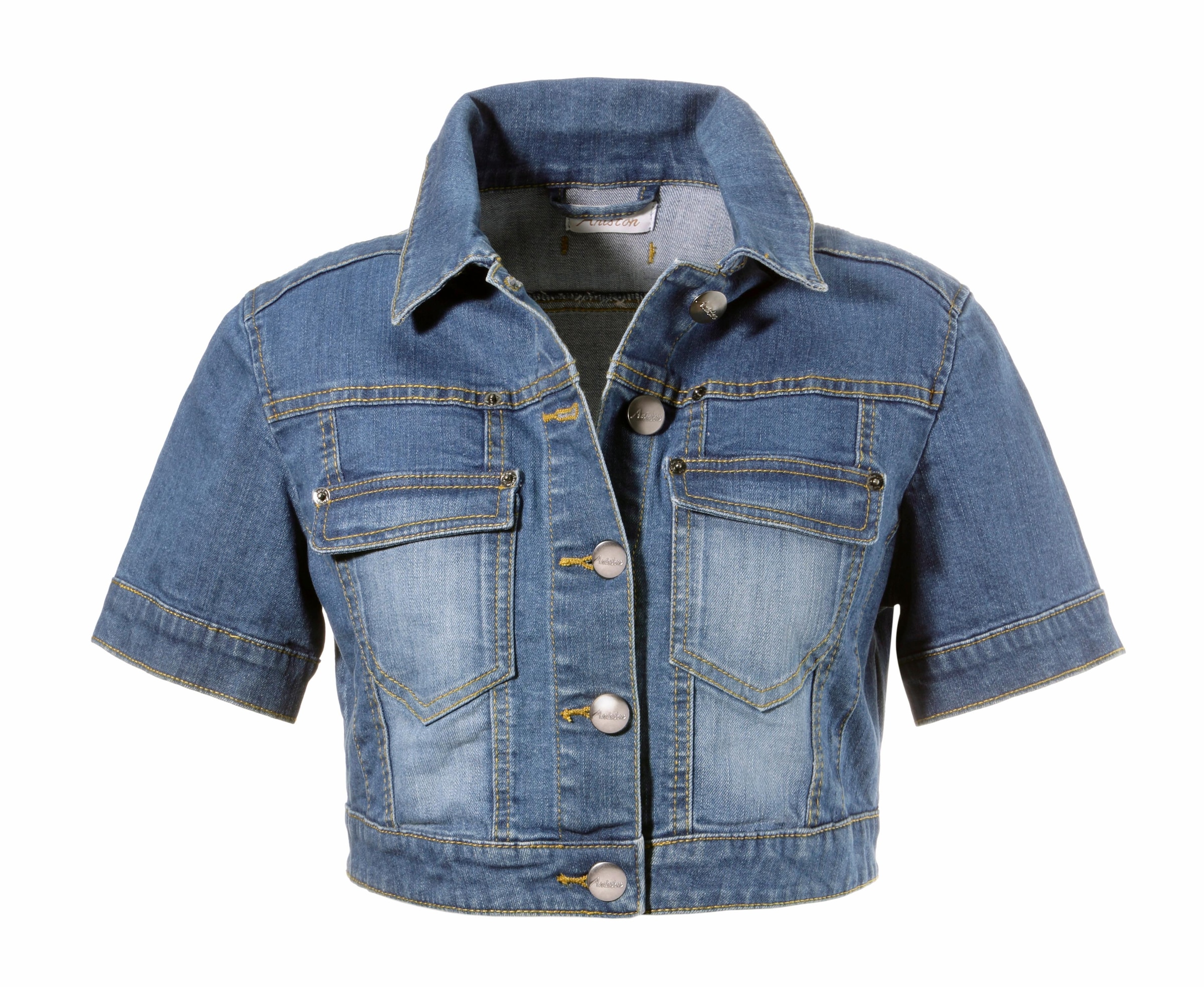 Aniston CASUAL Jeansjacke, Used-Washung kaufen in