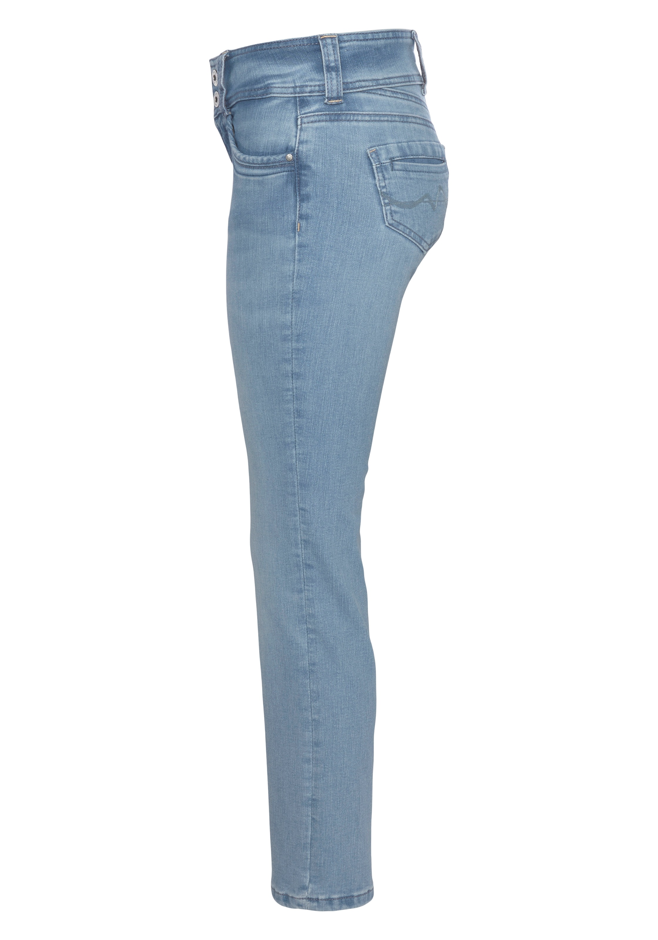 und Jeans Doppel-Knopf-Bund geradem in Qualtät Pepe schöner online Bein mit »GEN«, Straight-Jeans