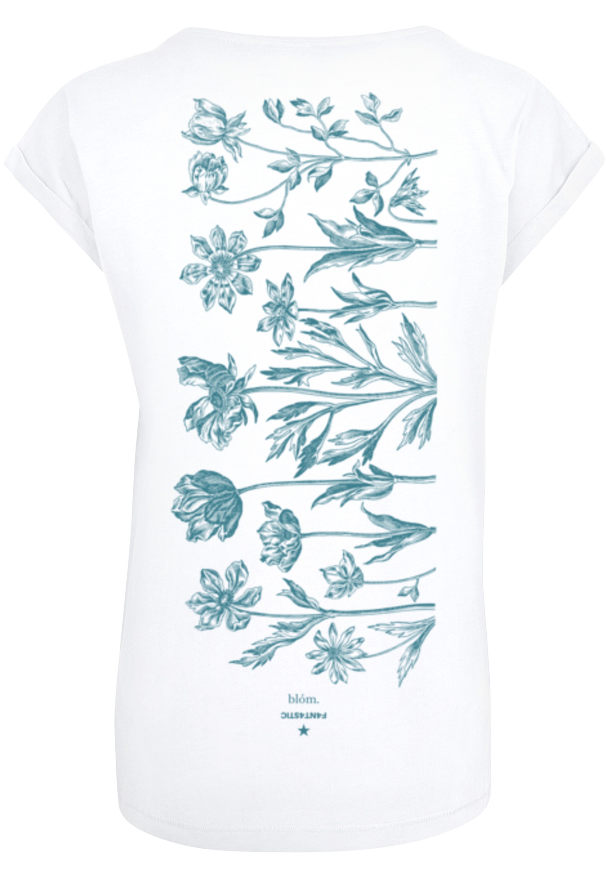 T-Shirt Print »Blumenmuster Blau«, F4NT4STIC | walking bestellen I\'m