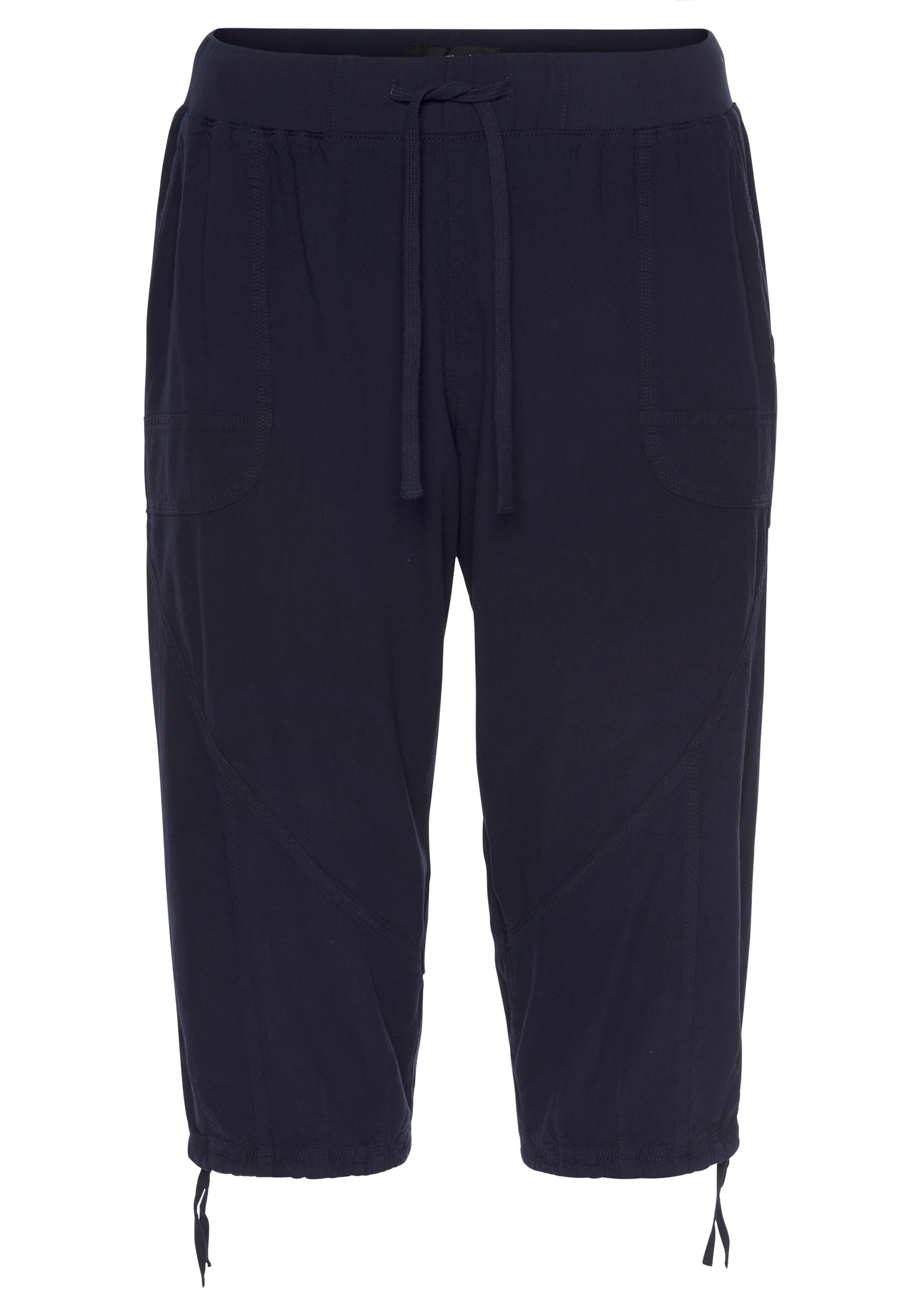 Zizzi Caprihose, mit Tunnelzug an Bund und Beinabschluss kaufen