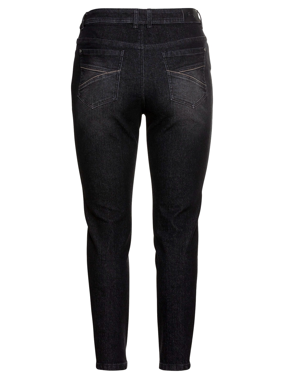 Sheego Stretch-Jeans Große Größen skinny mit vorverlegter Teilungsnaht