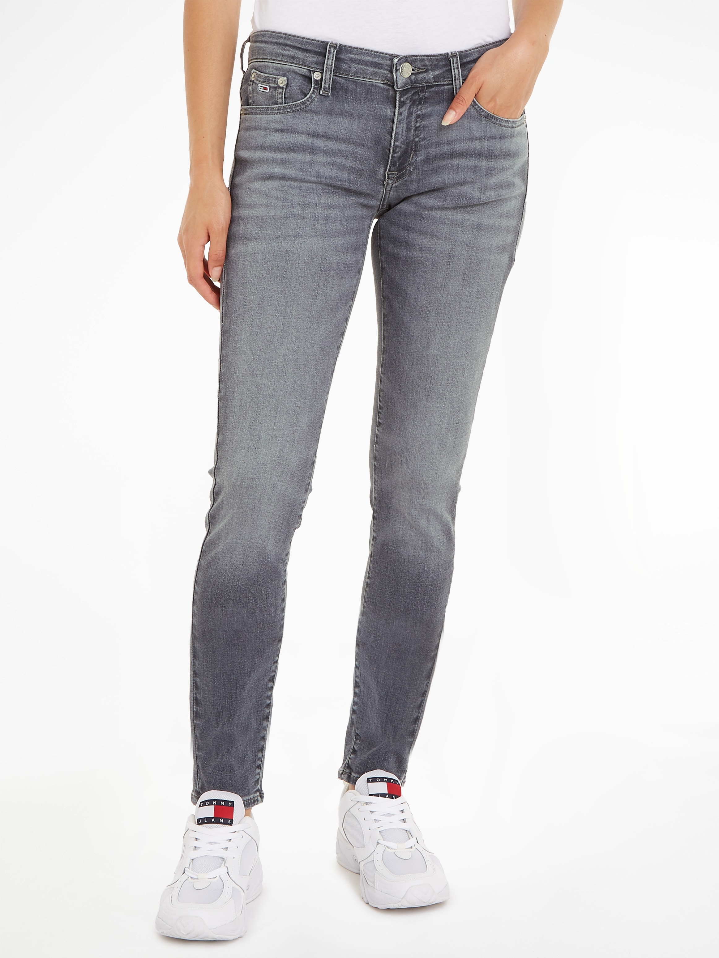 I\'m Effekten Skinny-fit-Jeans, mit walking Faded-Out shoppen Jeans Tommy |