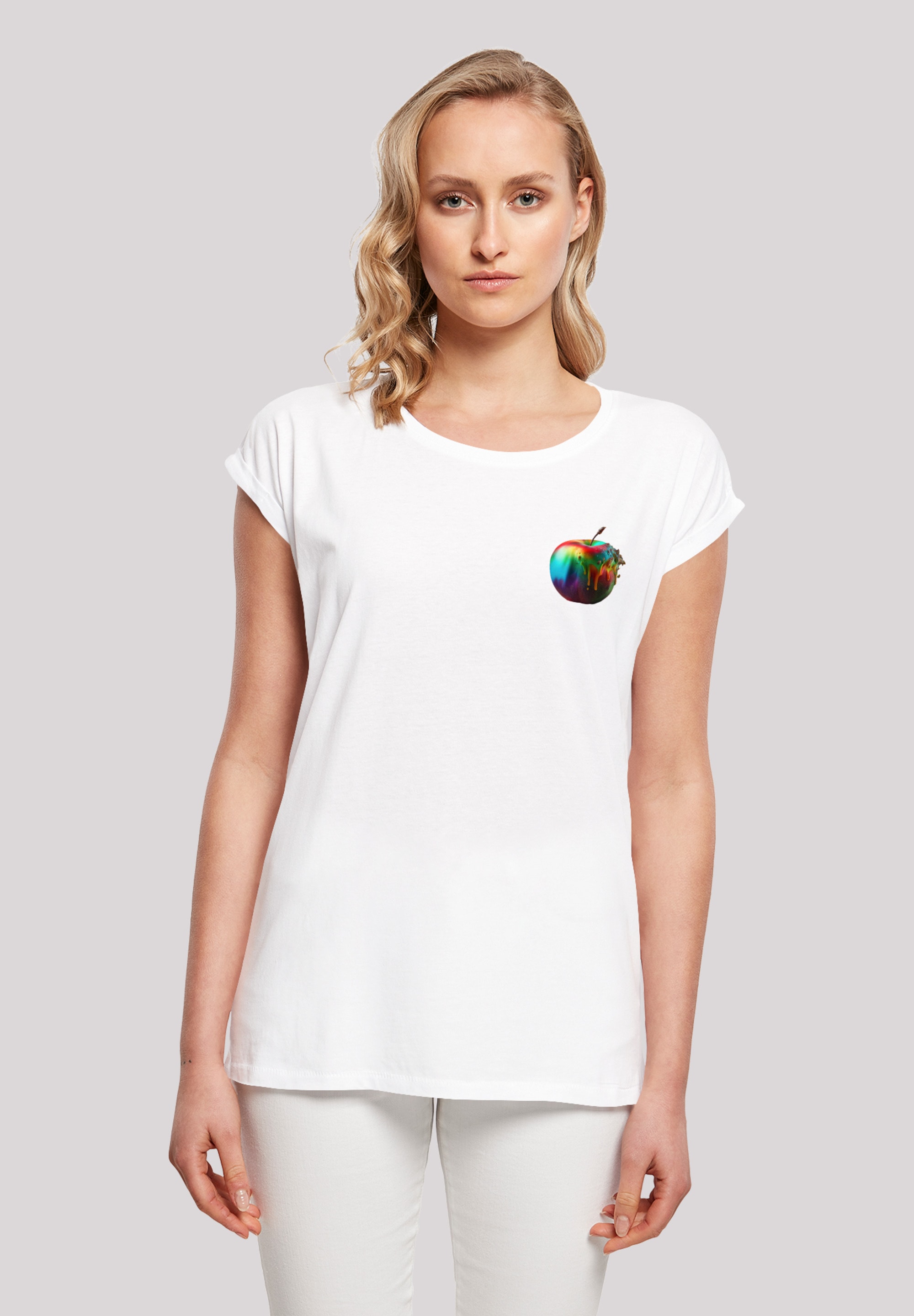 Collection Apple«, T-Shirt bestellen »Colorfood F4NT4STIC Rainbow Print -