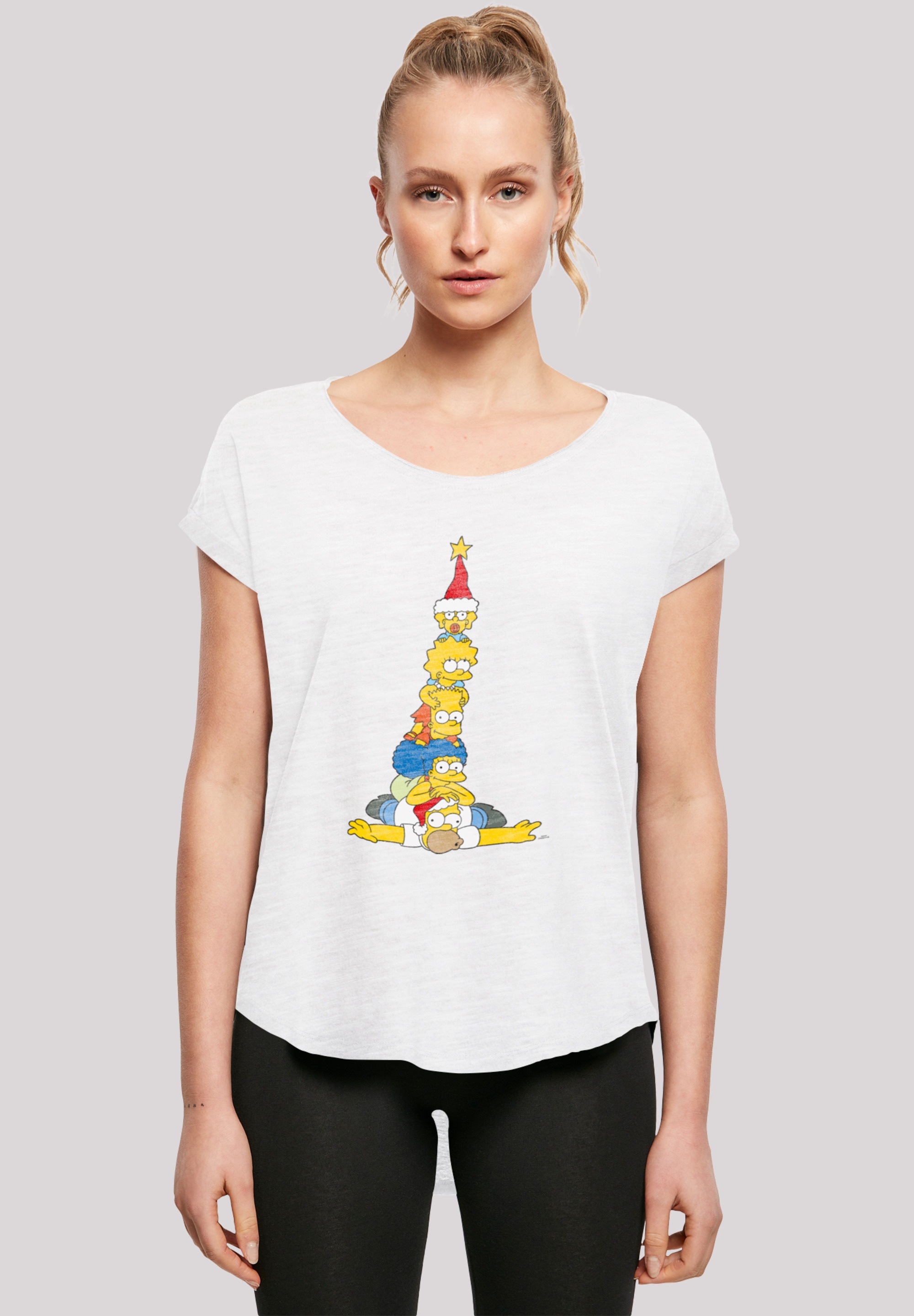 F4NT4STIC T-Shirt Christmas »The bestellen Print Weihnachtsbaum«, | Family Simpsons walking I\'m