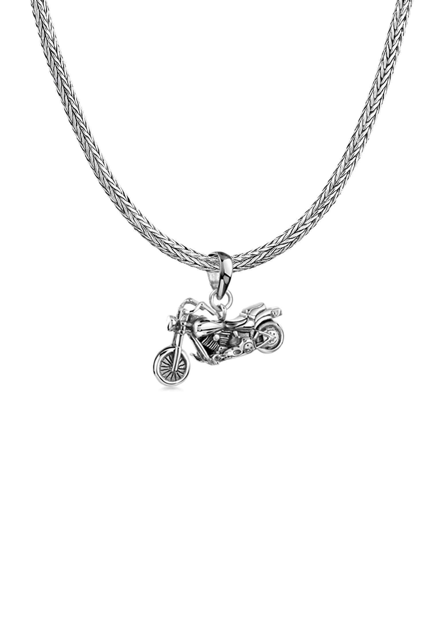 Kuzzoi Kette mit Anhänger »Herren Schlangenkette Motorrad Bike 925 Silber«  kaufen | I\'m walking