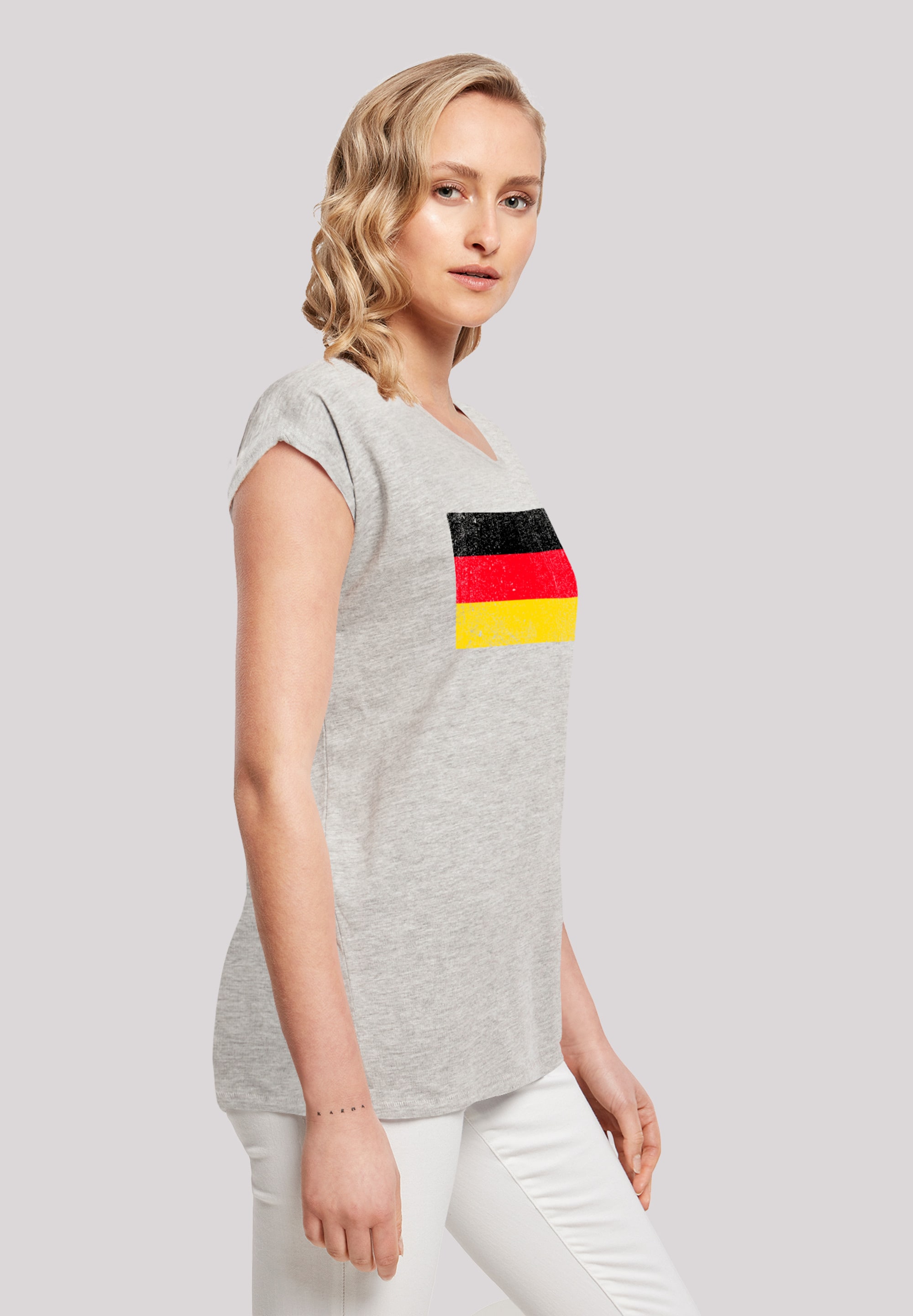 F4NT4STIC T-Shirt »Germany Deutschland Flagge Print kaufen distressed«