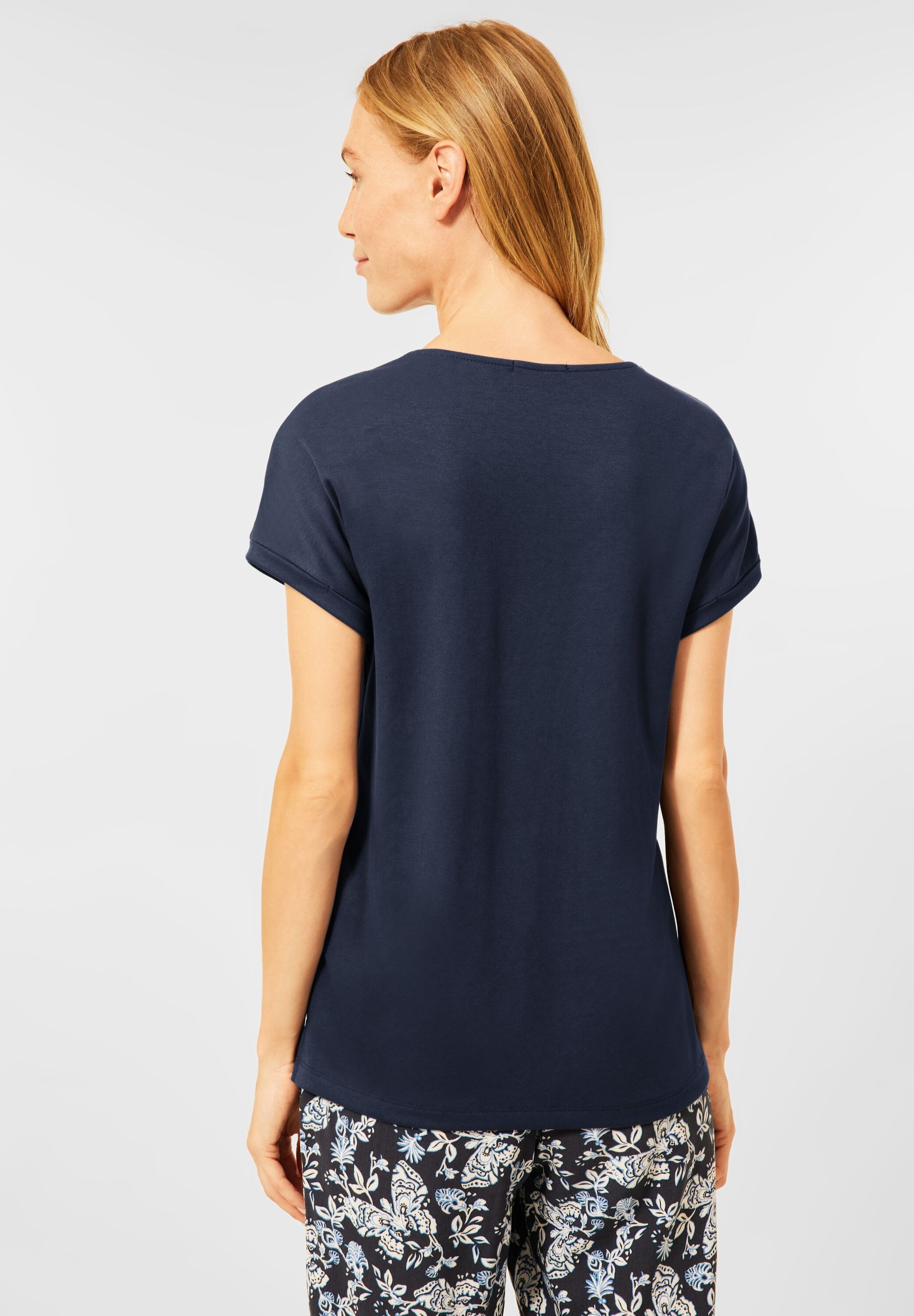 Cecil T-Shirt, mit spitzem walking I\'m | V-Ausschnitt online