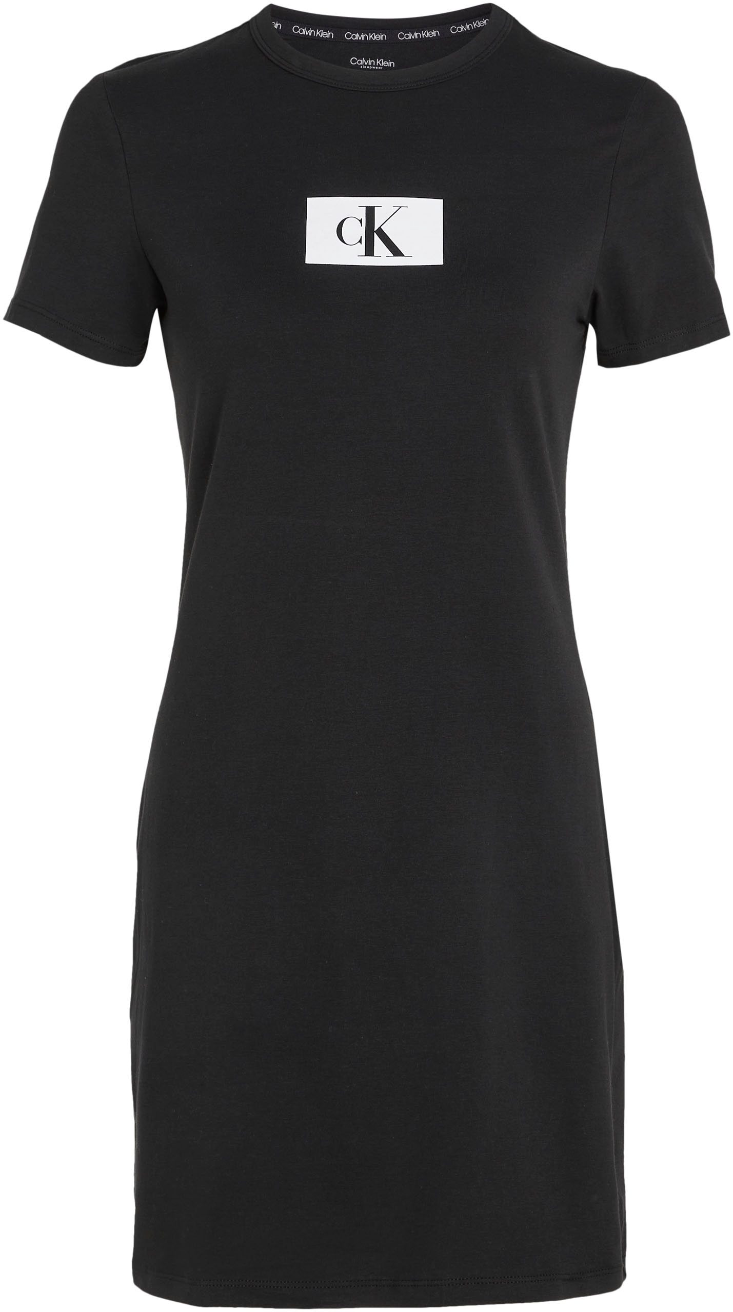Calvin Klein Nachthemd »S/S NIGHTDRESS«, mit Calvin Klein Markenlabel &  Wäsche auf Rechnung bestellen