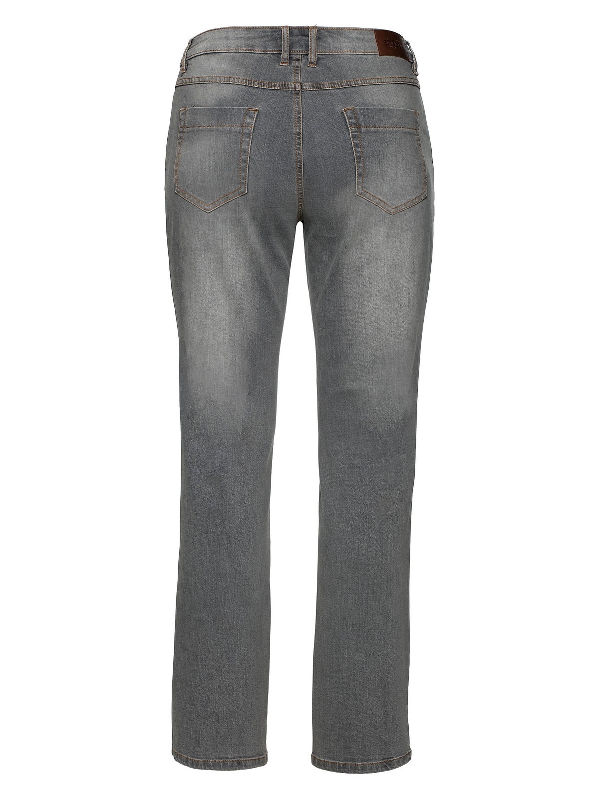 Sheego Stretch-Jeans »Die Gerade« walking mit Used-Effekten | I\'m »Große kaufen Größen«