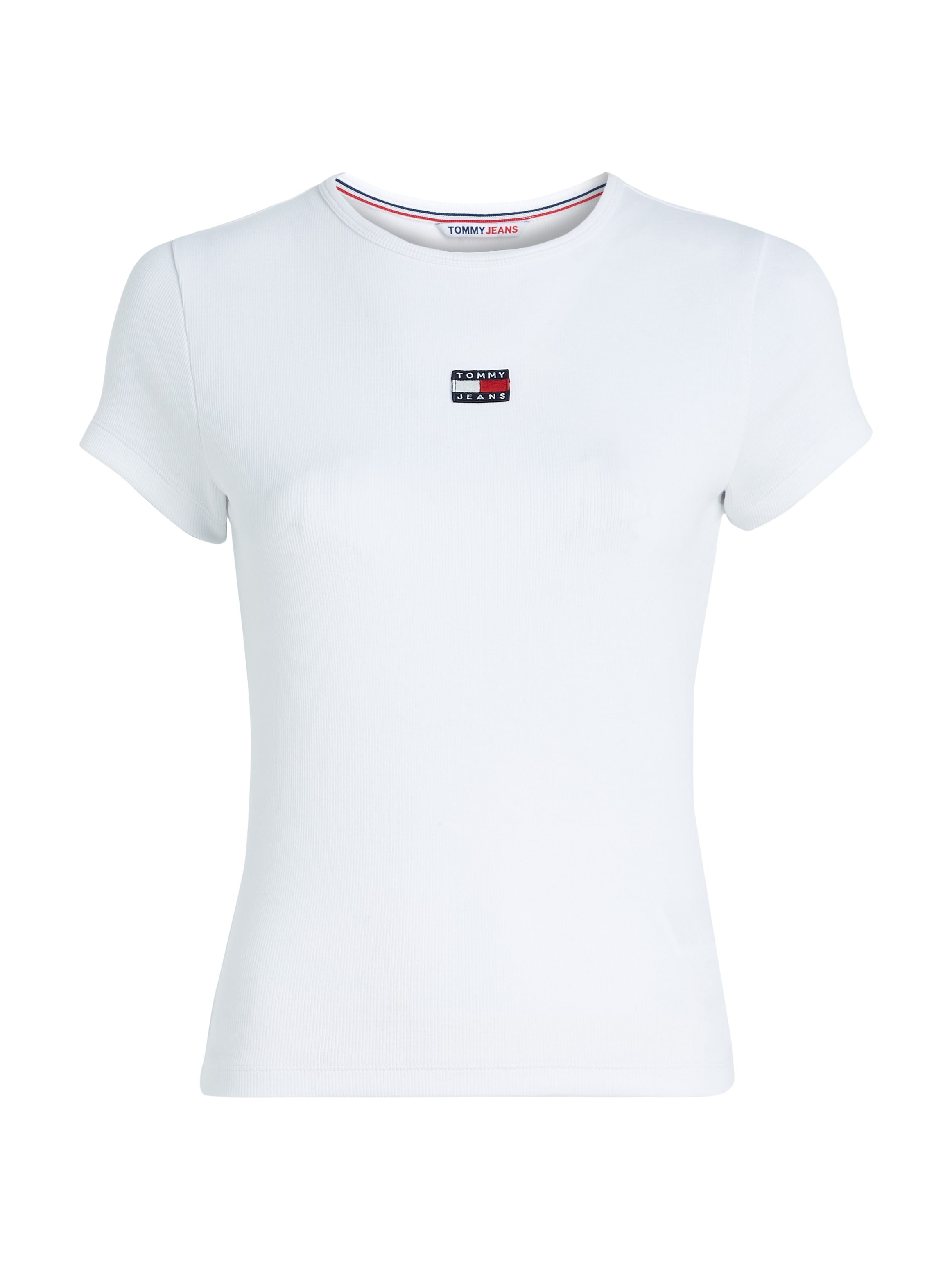 Tommy Jeans T-Shirt »TJW BBY XS BADGE RIB TEE«, mit Logobadge kaufen