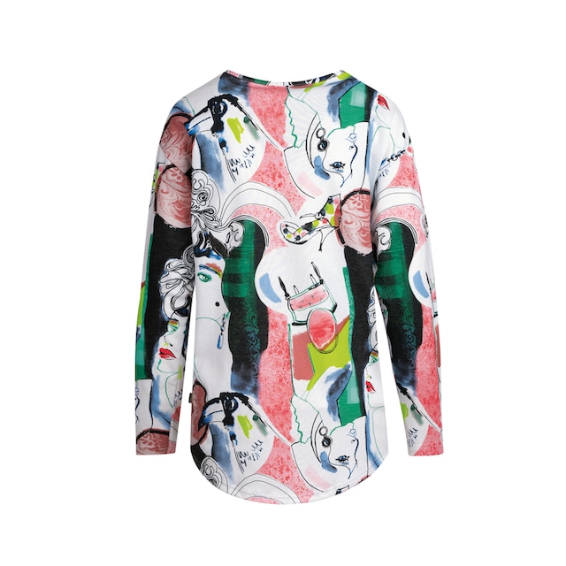 Trigema Schlafanzug »TRIGEMA Schlafanzug Oberteil Langarm mit abstraktem  Print« online kaufen | I'm walking
