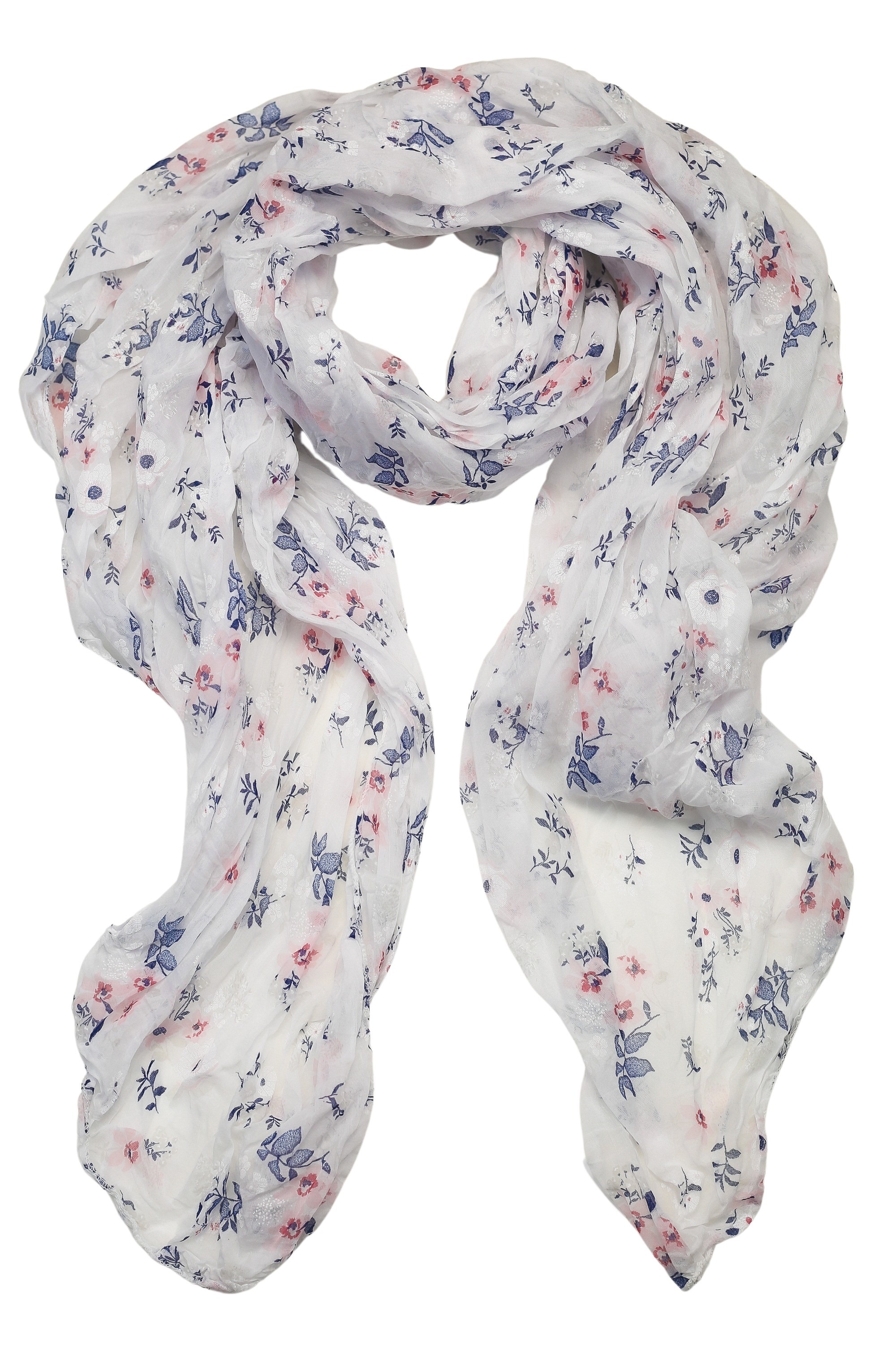 COLLEZIONE ALESSANDRO Modeschal Blumen (1 St.) mit Seidenanteil Made in Italy