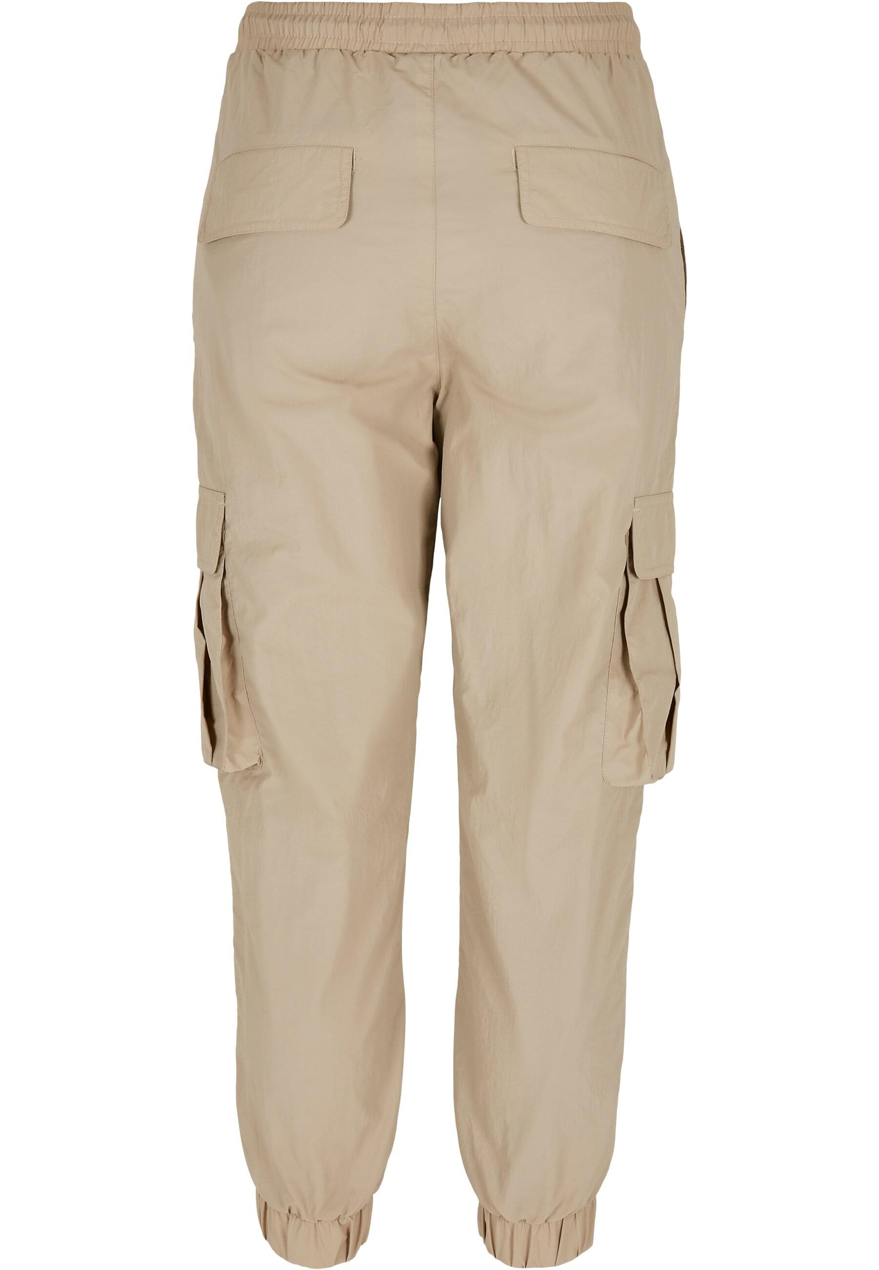 URBAN CLASSICS Cargohose »Damen Ladies High Waist Crinkle Nylon Cargo Pants«,  (1 tlg.) shoppen | I\'m walking