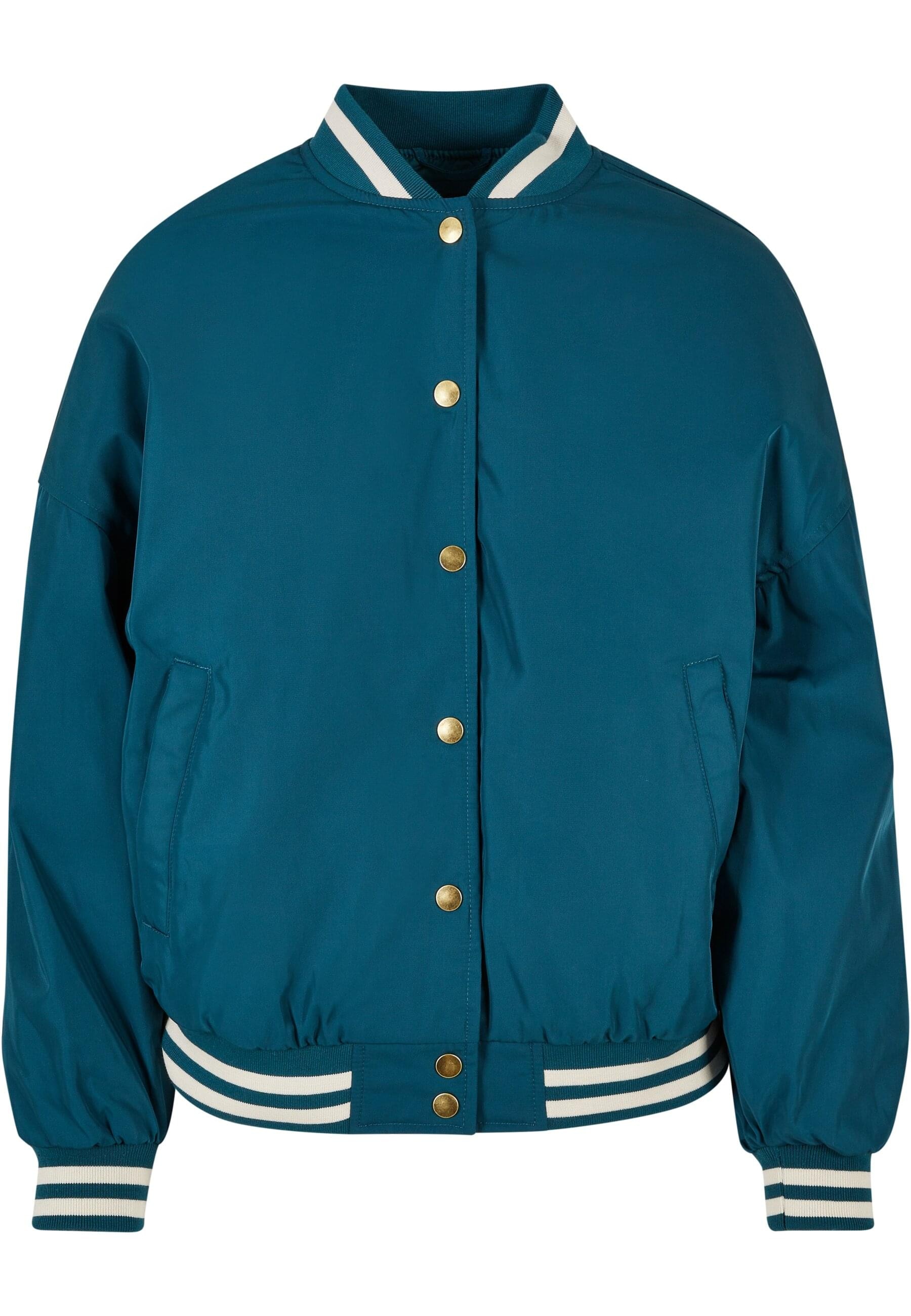 URBAN CLASSICS Sommerjacke »Damen Ladies Oversized Recycled College Jacket«,  (1 St.), ohne Kapuze bestellen | Jacken