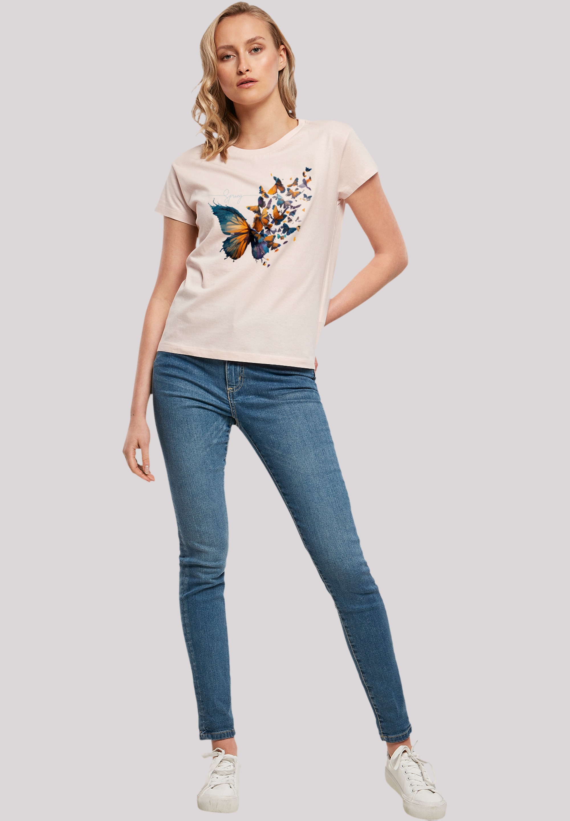 T-Shirt »Schmetterling«, F4NT4STIC Print shoppen
