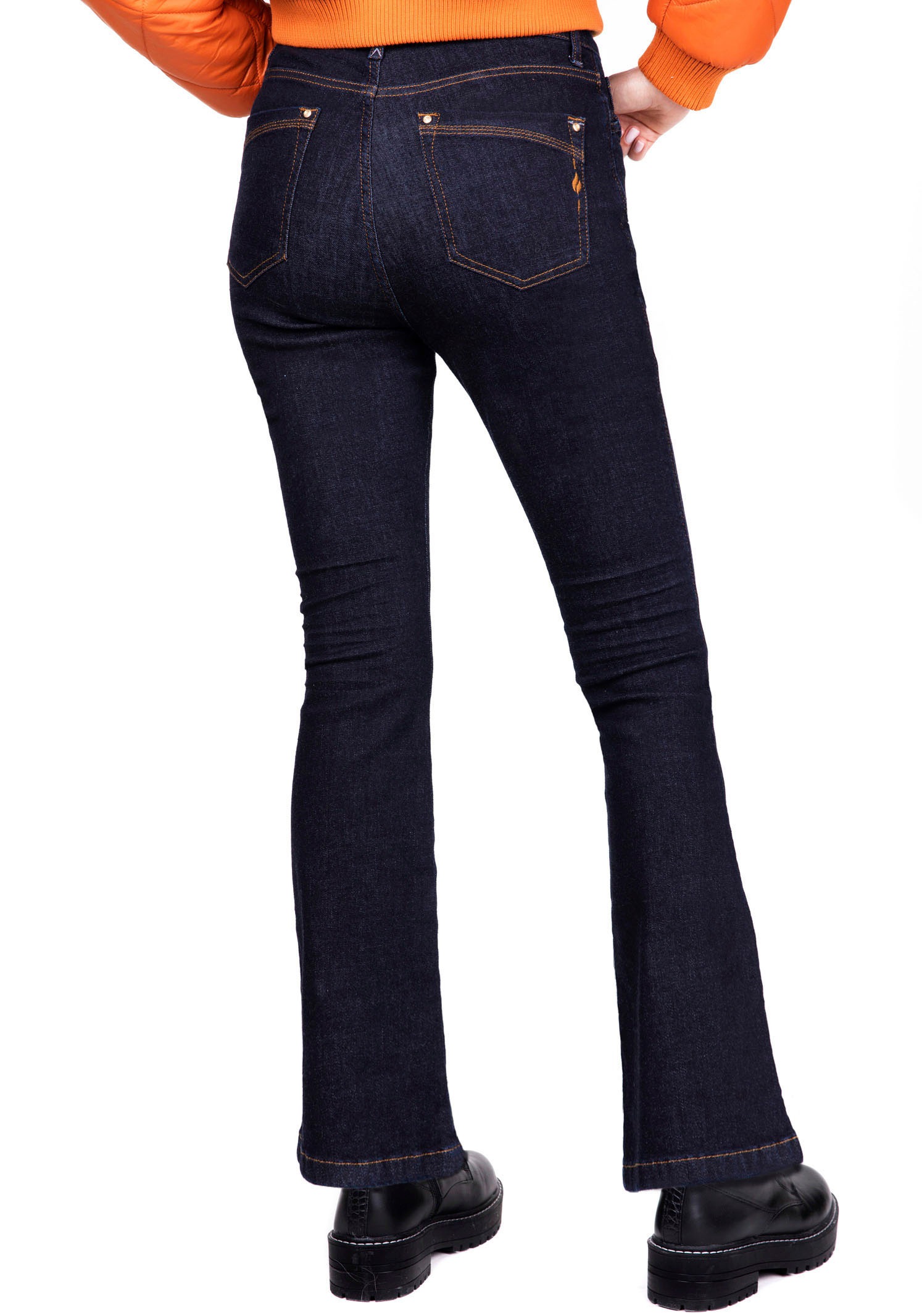 BLUE walking Elasthan | Bootcut-Jeans »VICKY«, Passform I\'m eine FIRE bequeme online für mit