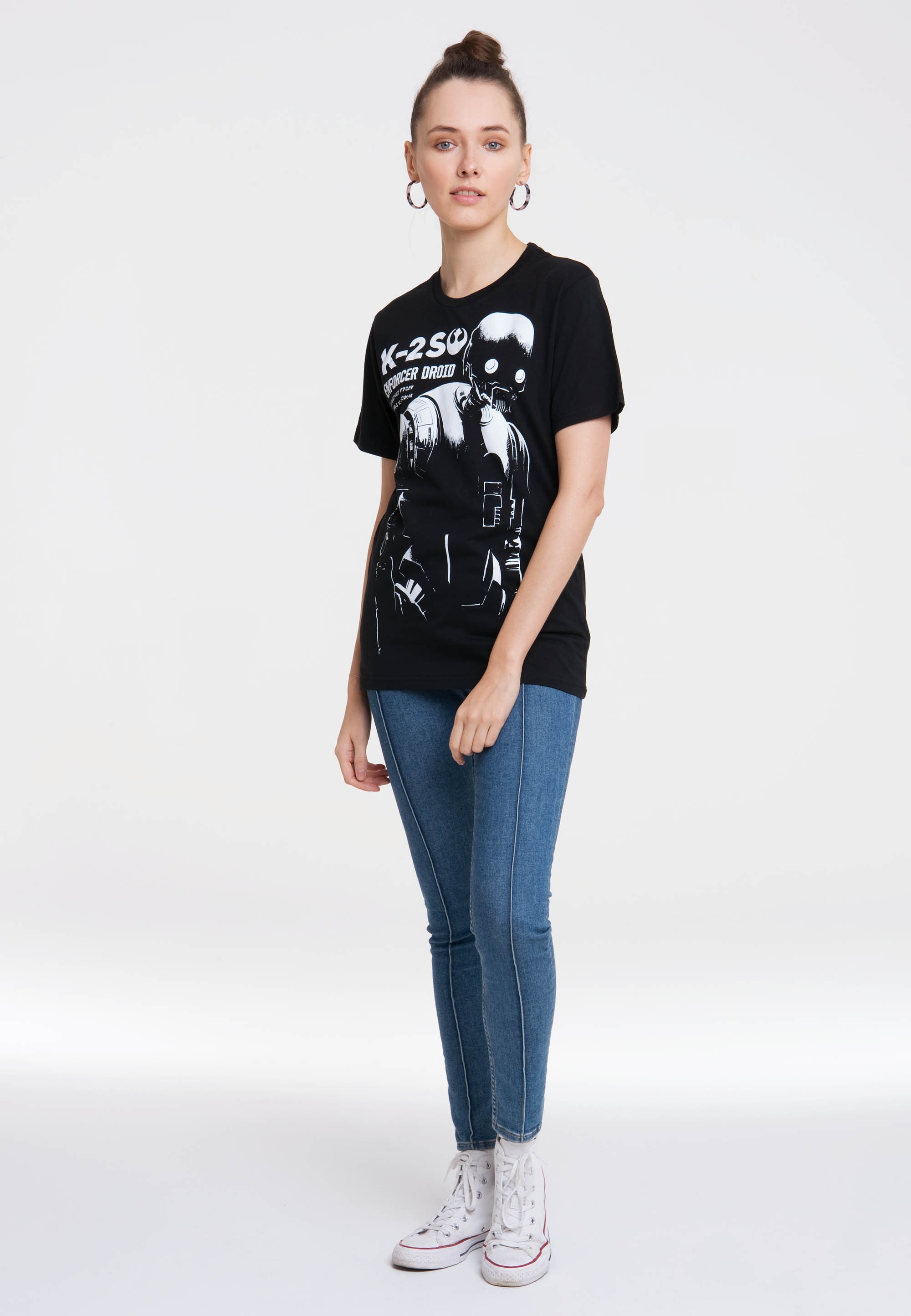 mit Design lizenziertem I\'m walking kaufen »Star | T-Shirt Wars«, LOGOSHIRT
