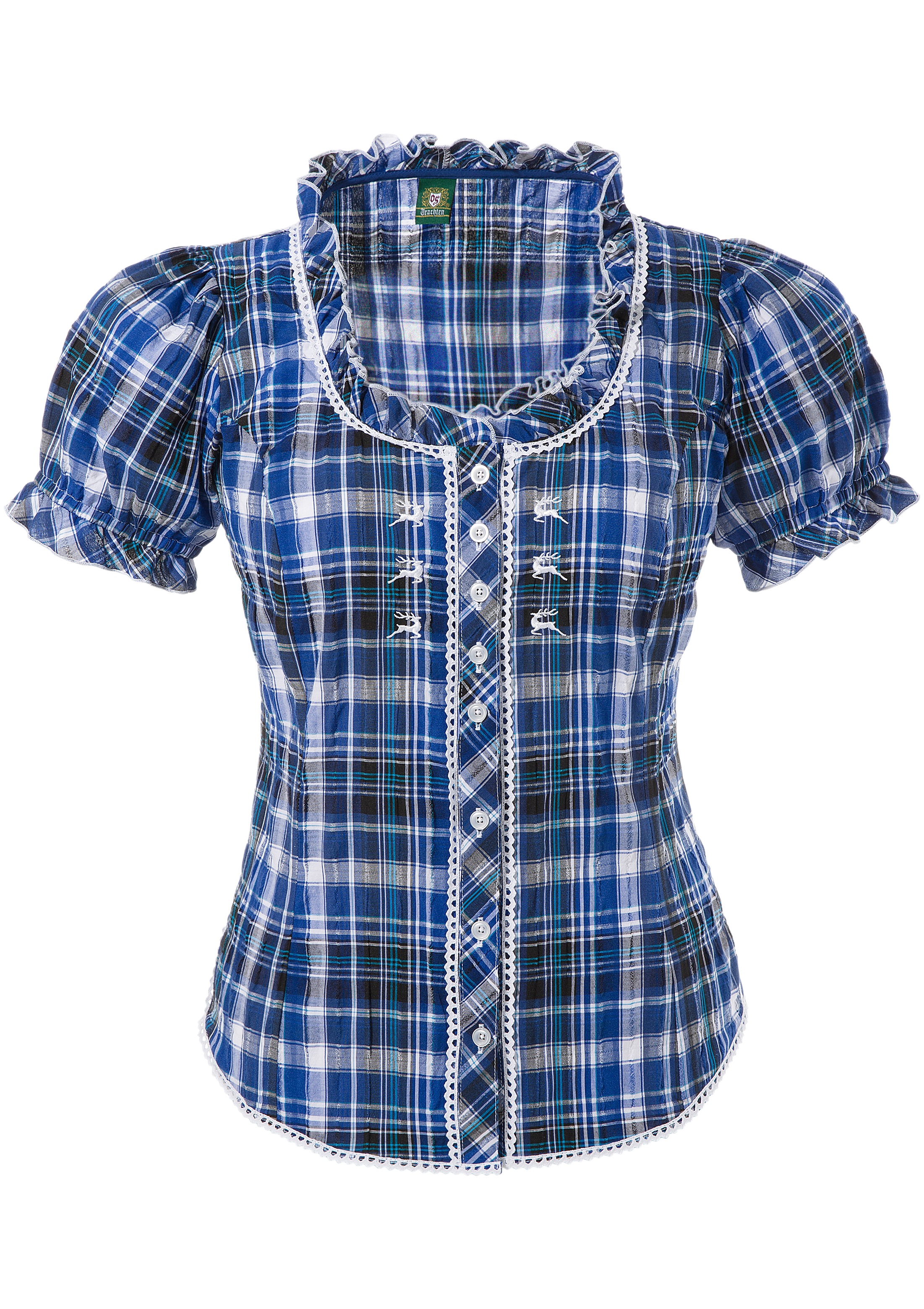 OS-Trachten Trachtenbluse, Damen, mit dekorativer Hirschstickerei kaufen